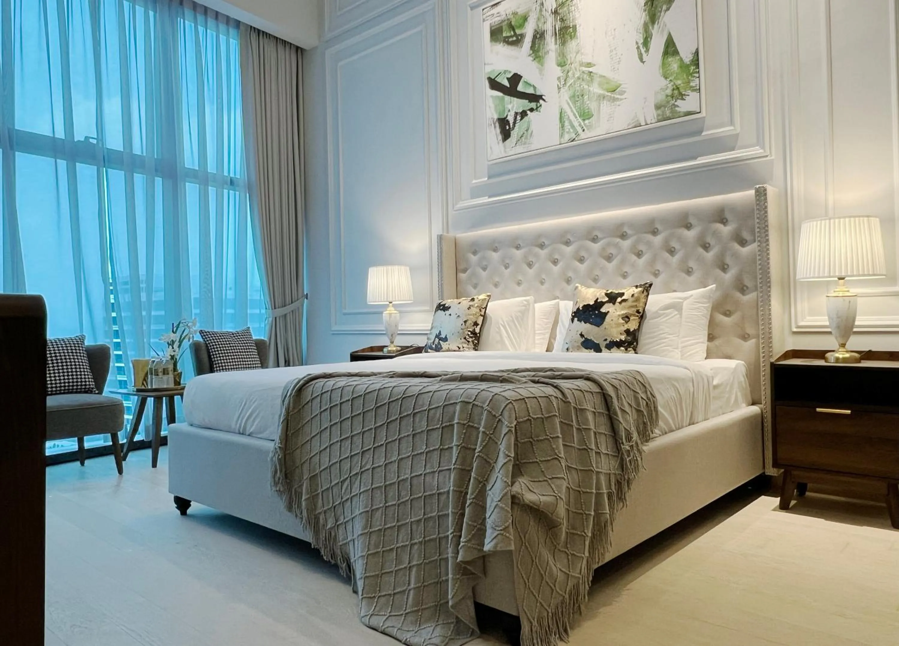 Bed in The Eaton Residences by Times 8