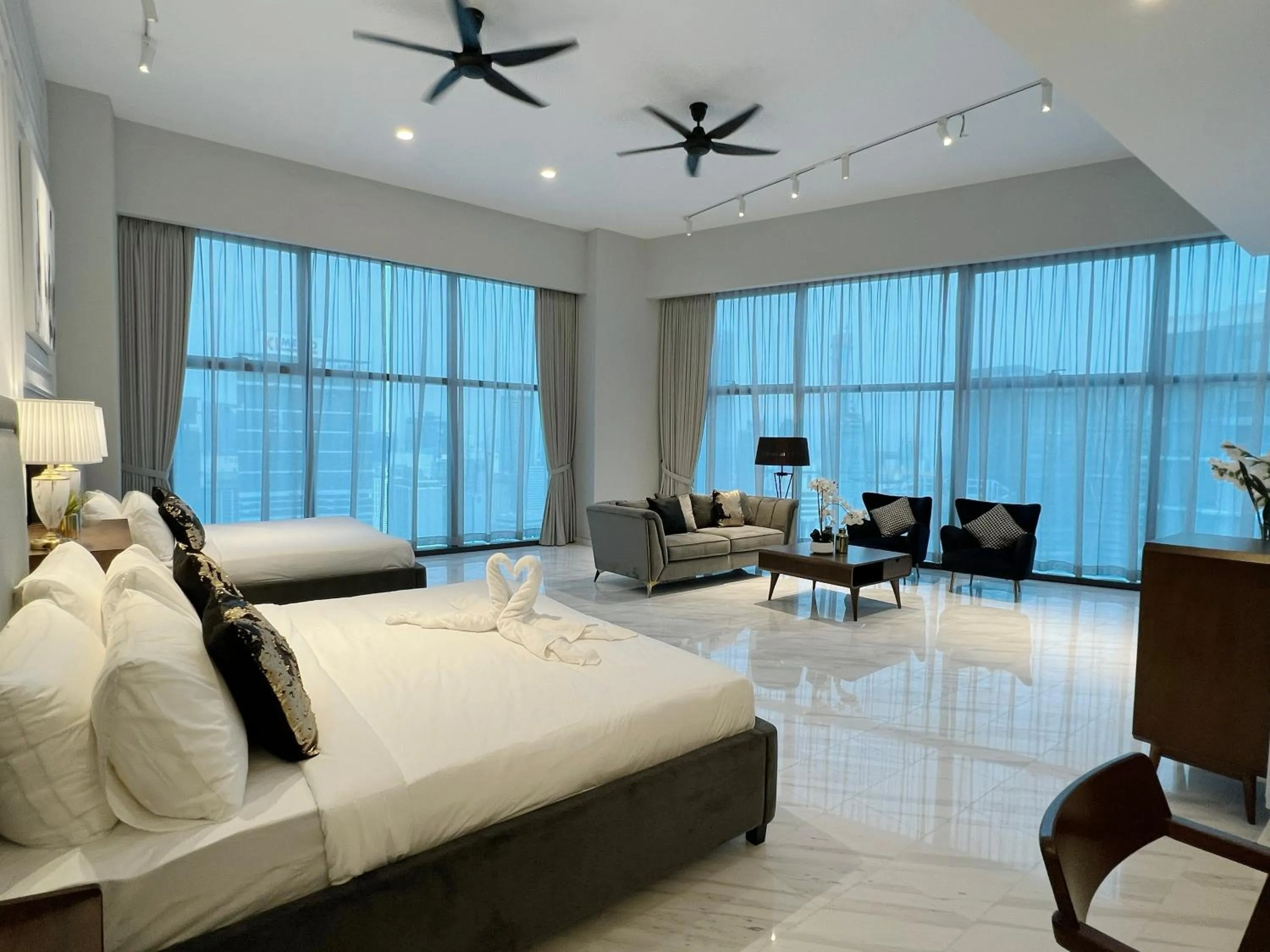 Bed in The Eaton Residences by Times 8