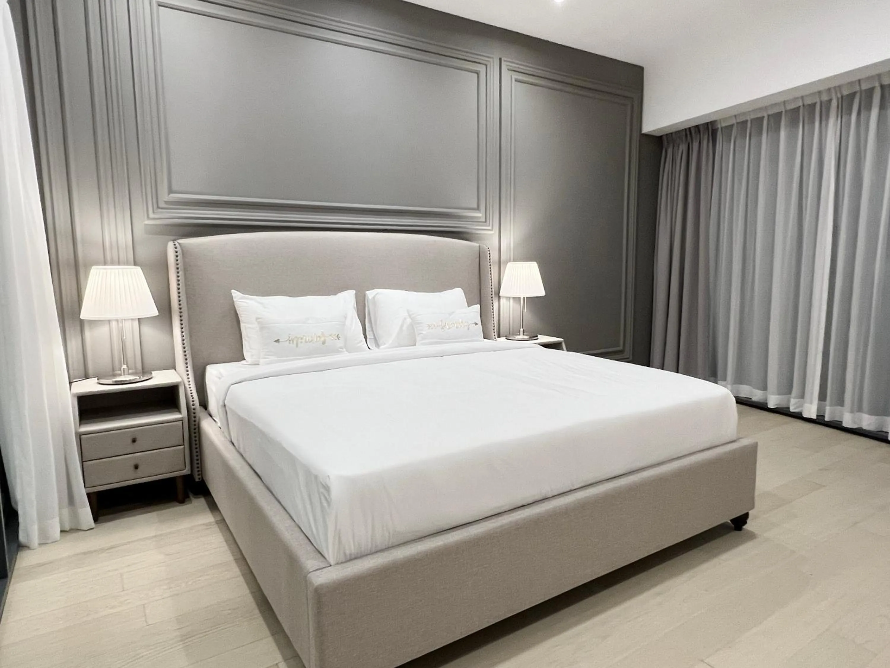 Bed in The Eaton Residences by Times 8