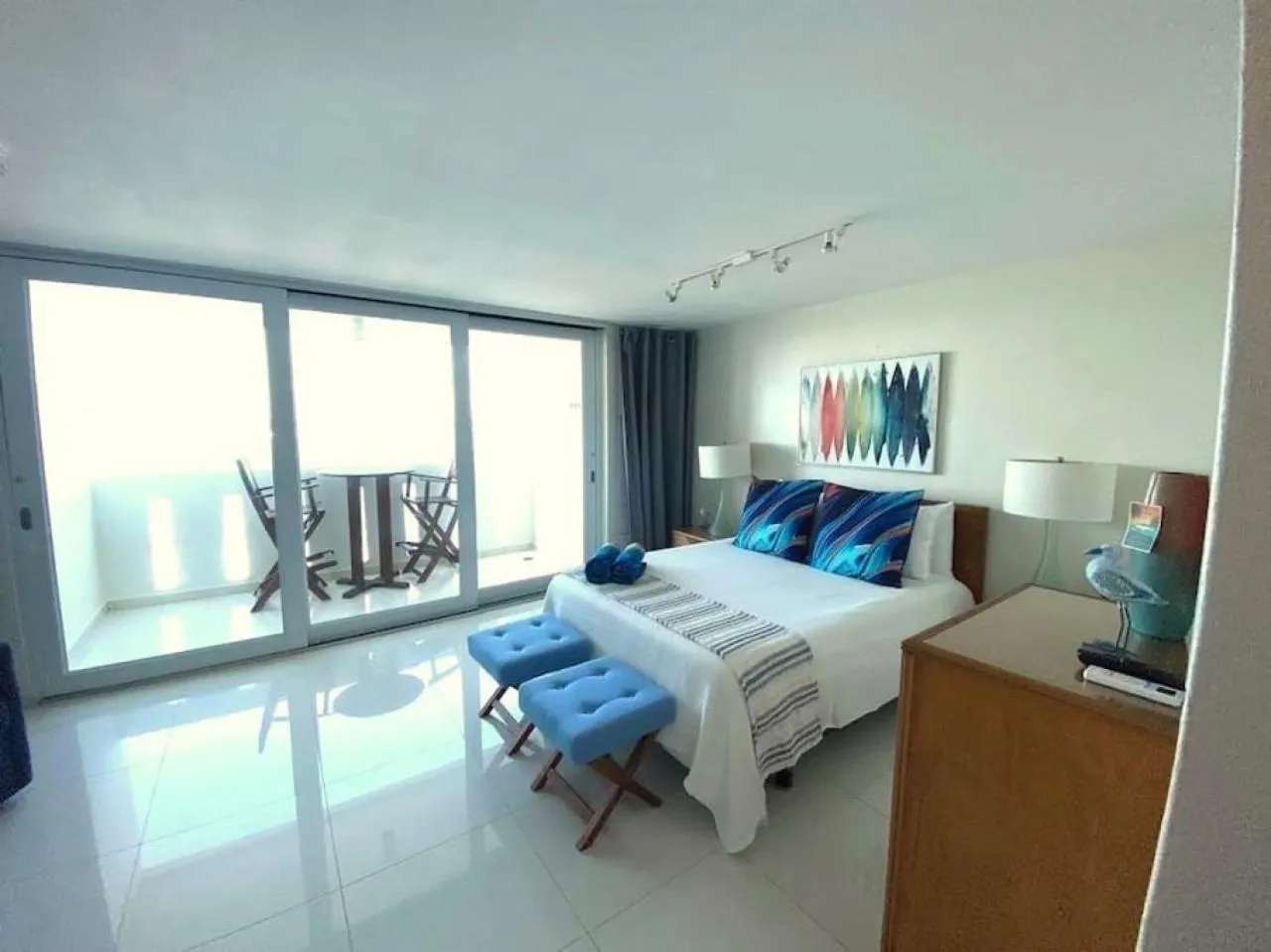 Bed in KASA Terrace Studio Breathtaking Ocean Views