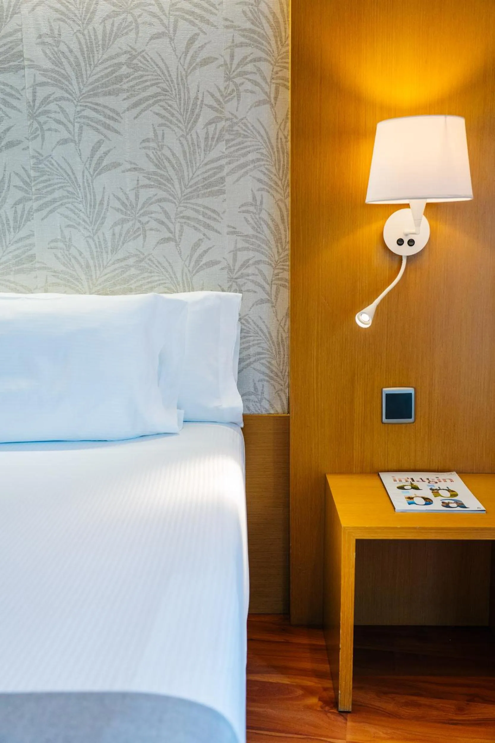 Bed in Abba Rambla Hotel