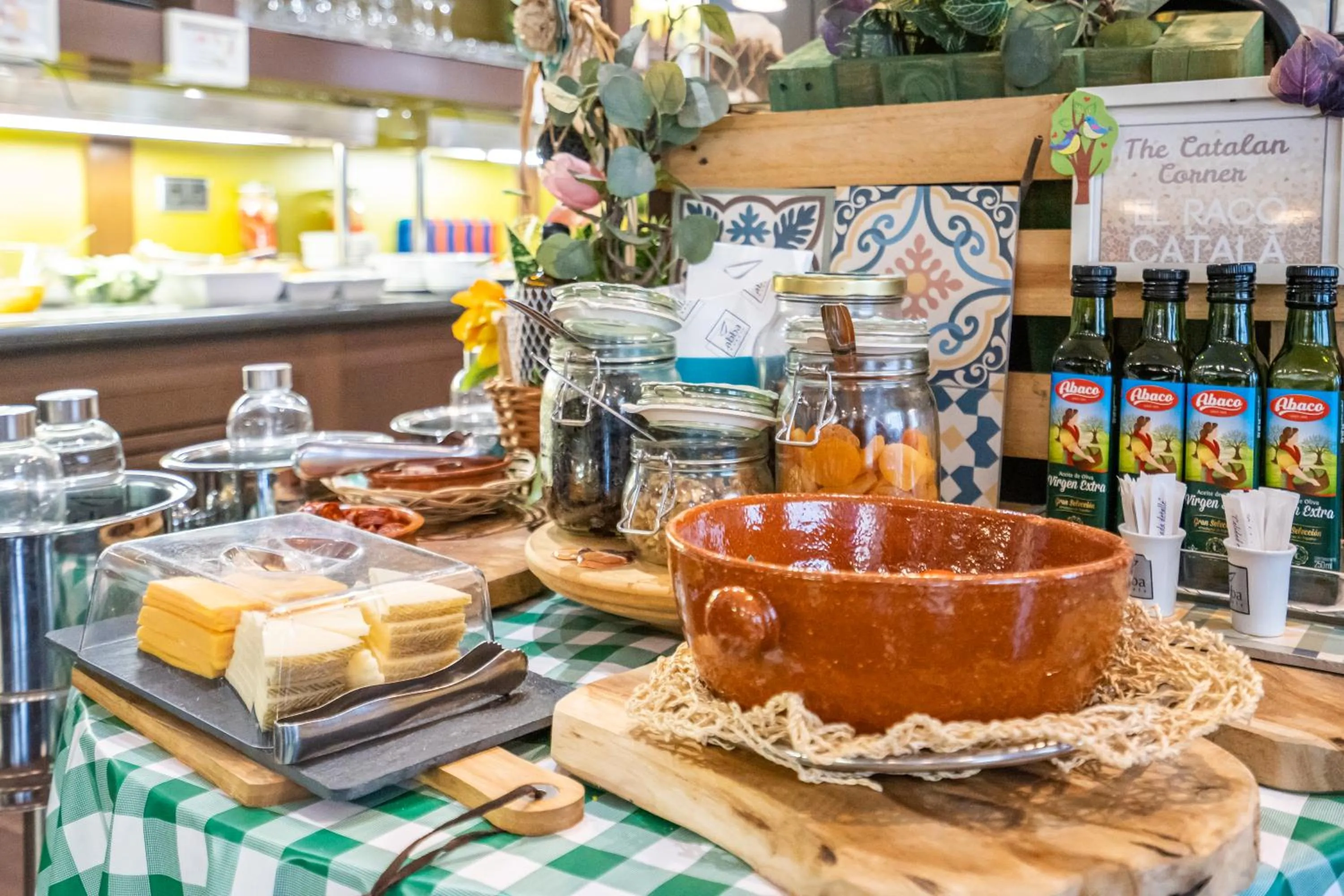 Buffet breakfast in Abba Rambla Hotel