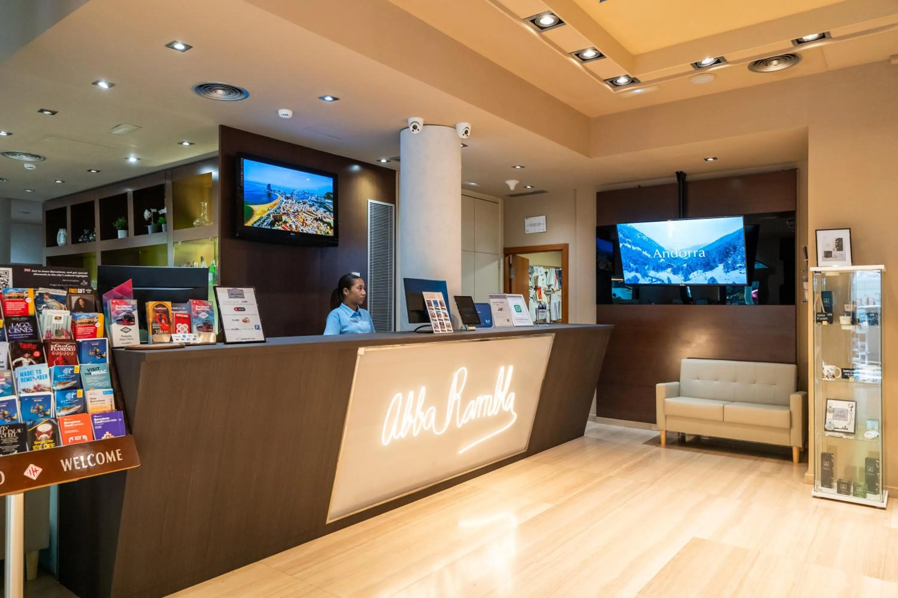 Lobby or reception in Abba Rambla Hotel