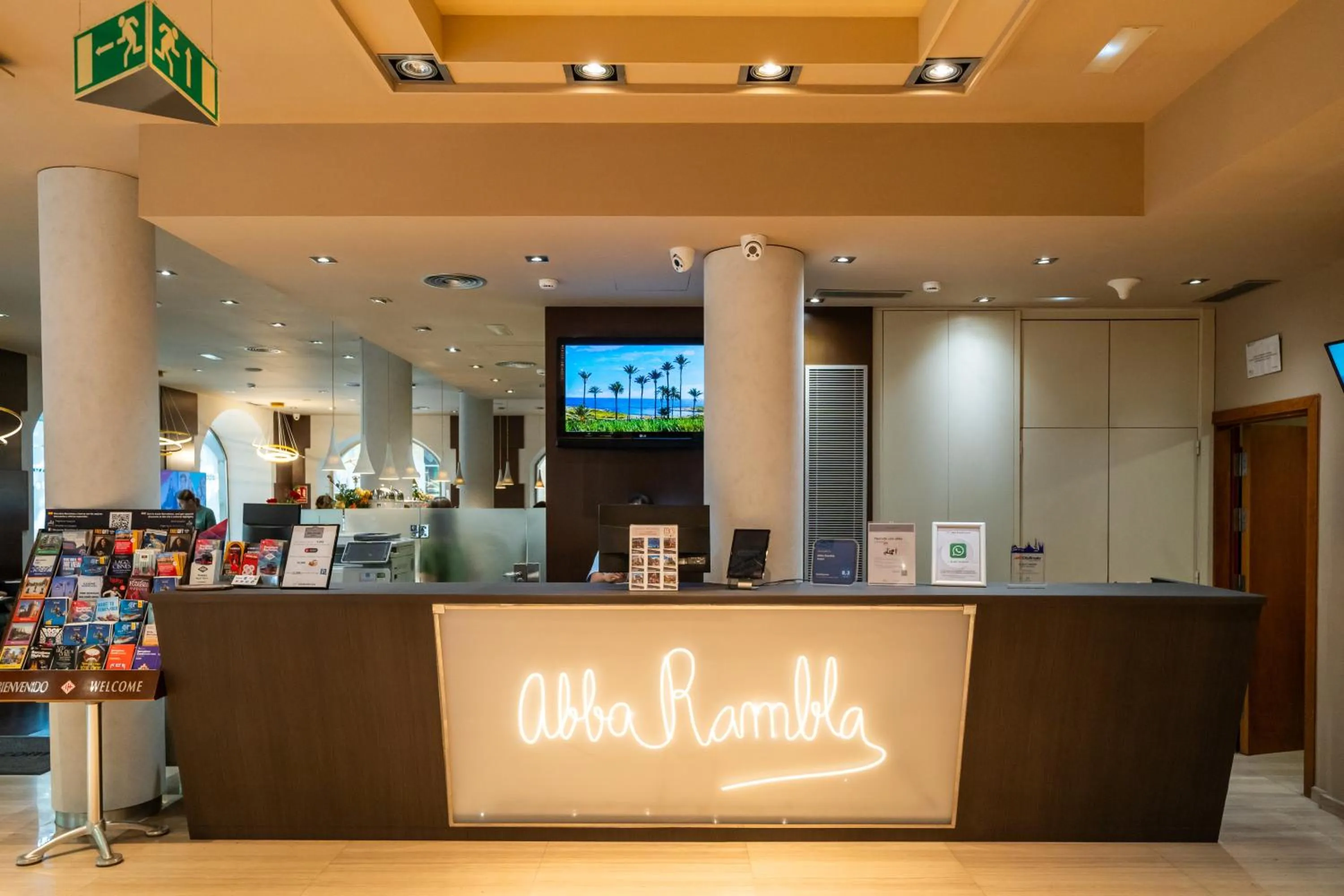 Lobby or reception in Abba Rambla Hotel
