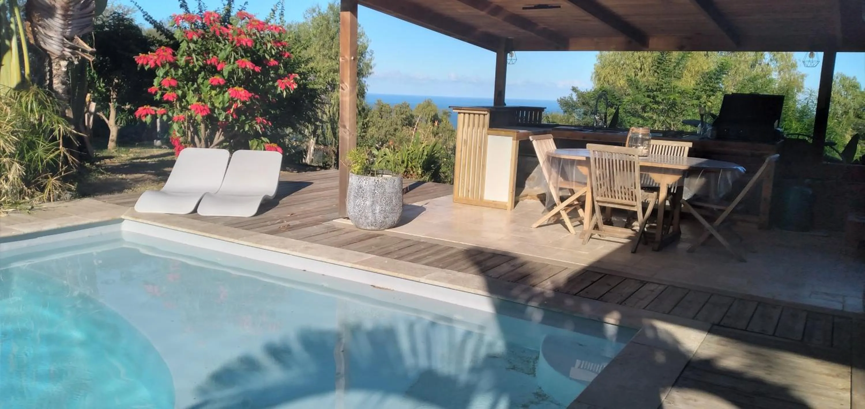 Sea view in Villa Baies Roses