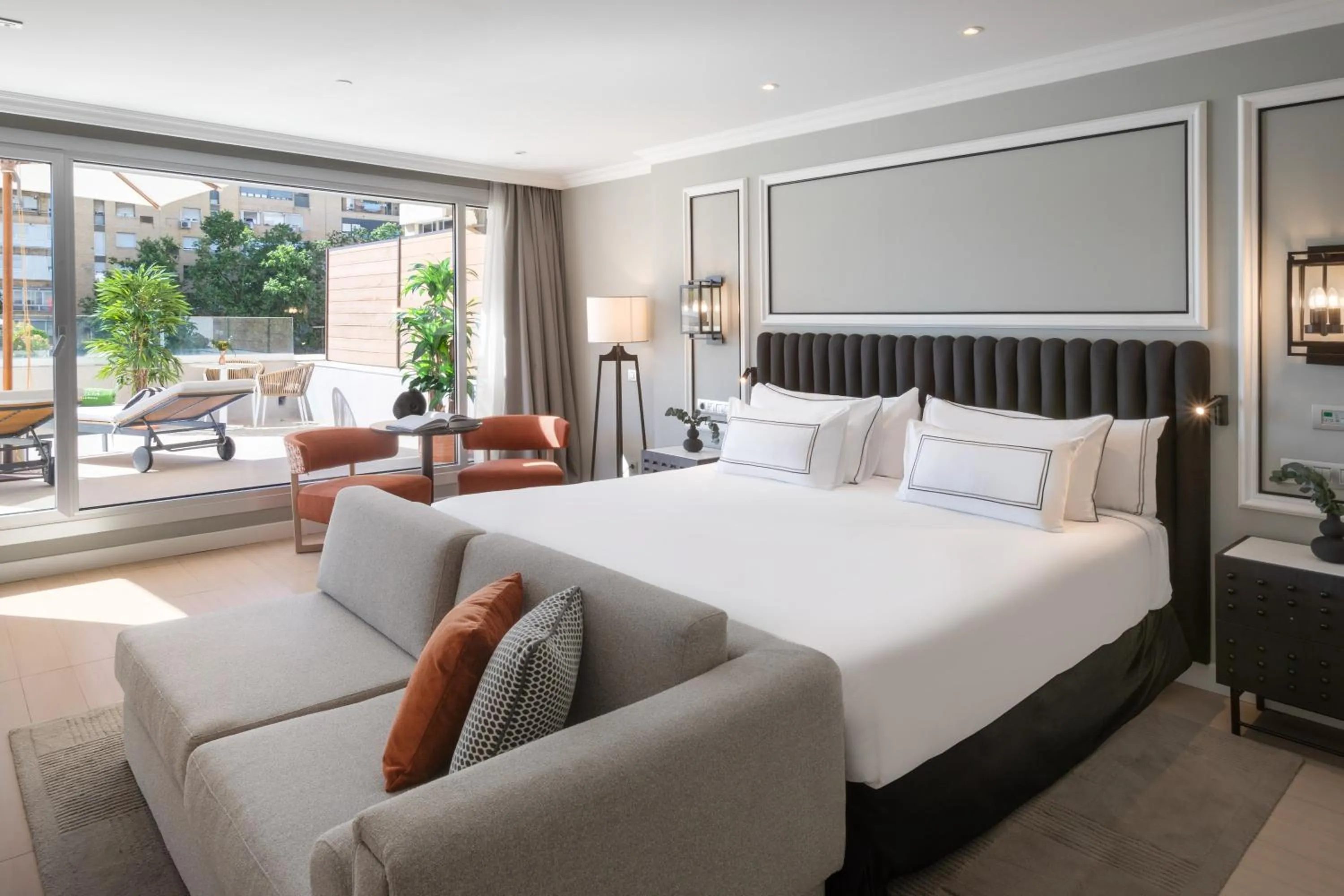 Bed in Melia Sevilla