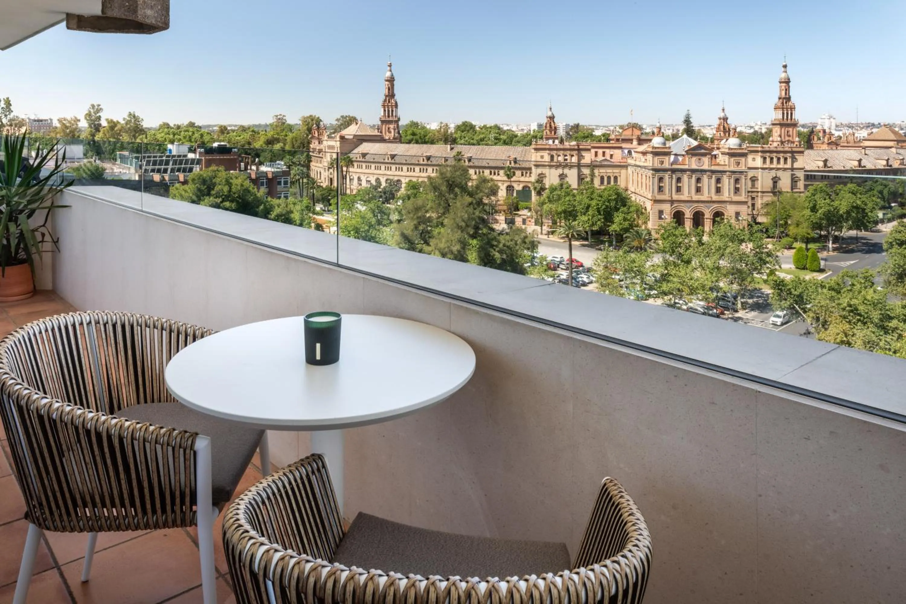 Balcony/Terrace in Melia Sevilla