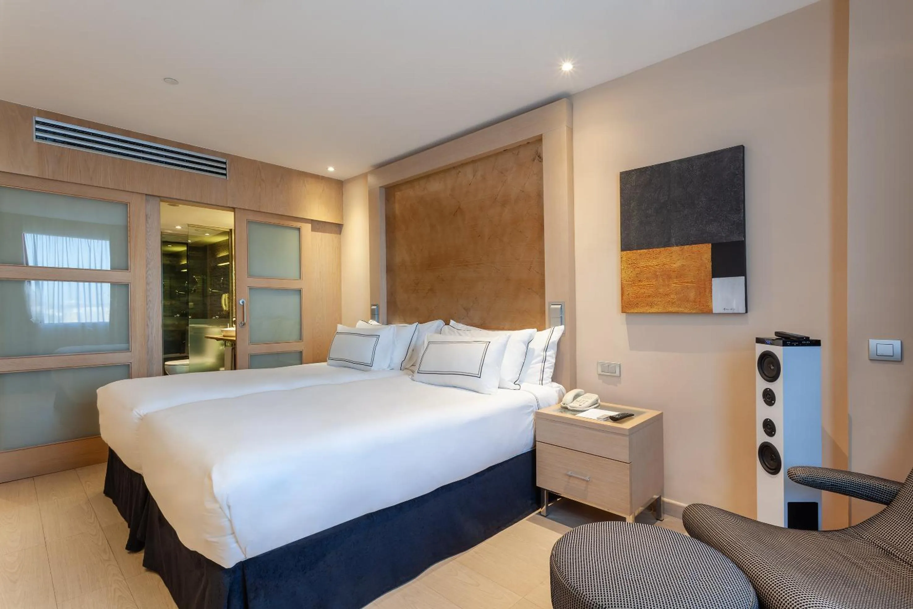 Bed in Melia Sevilla