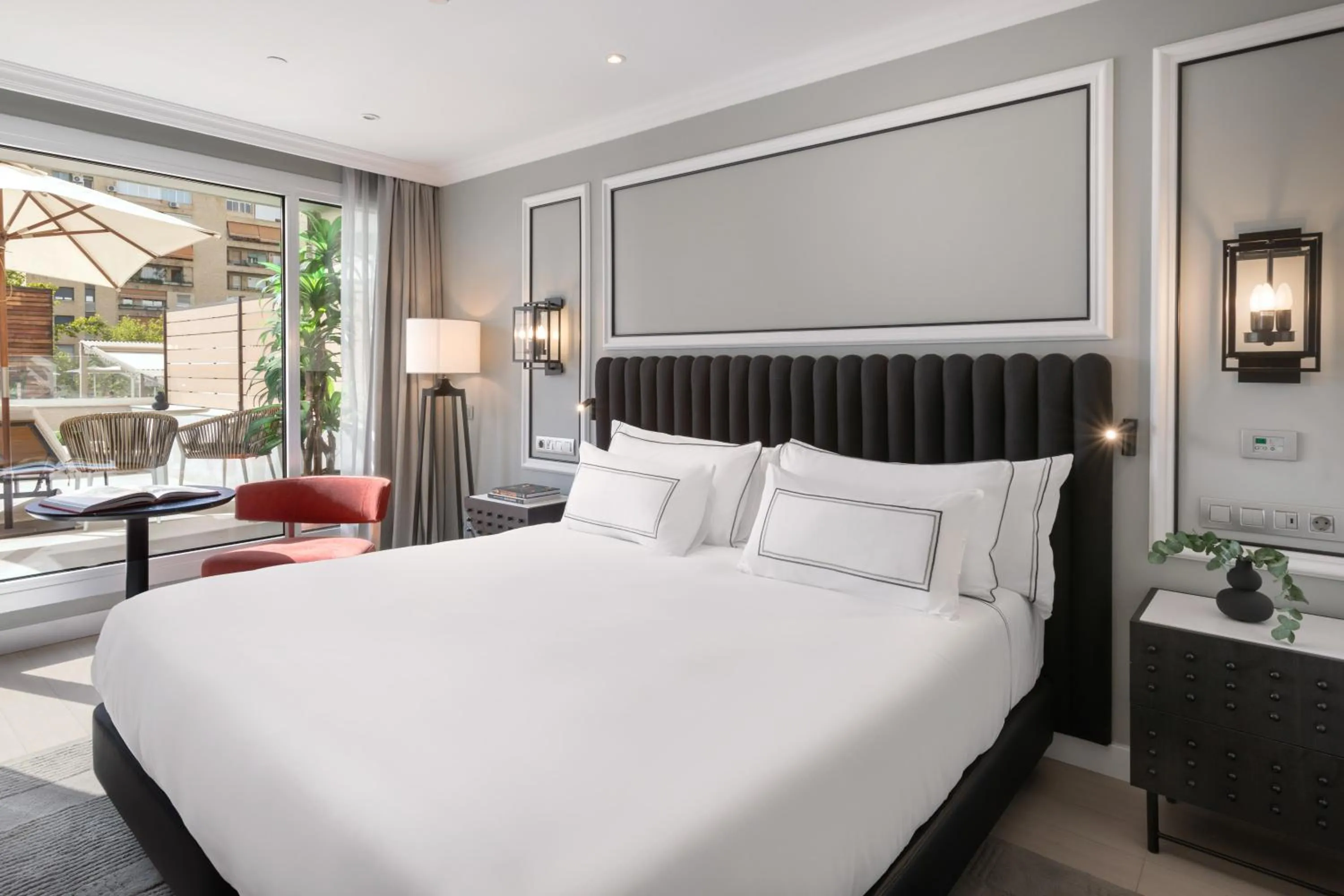 Bed in Melia Sevilla