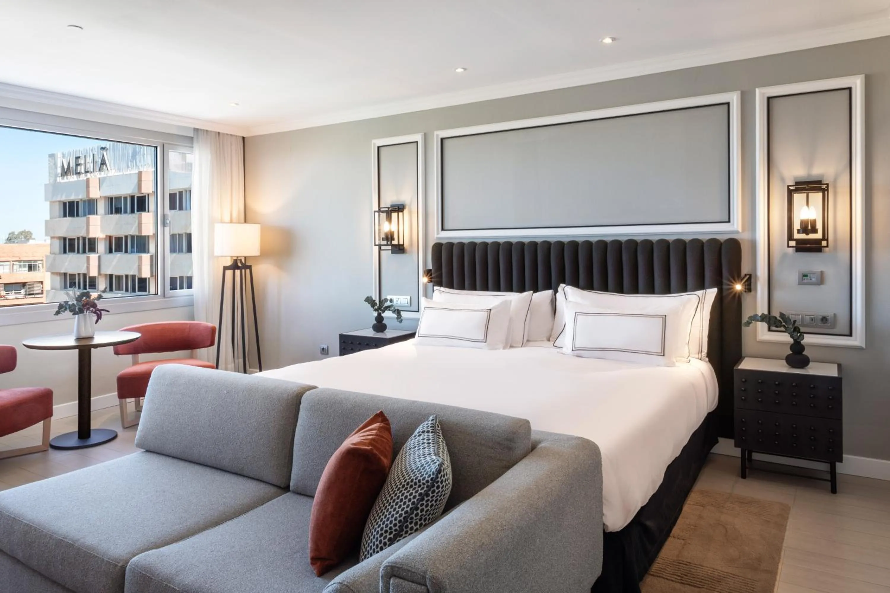 Bed in Melia Sevilla