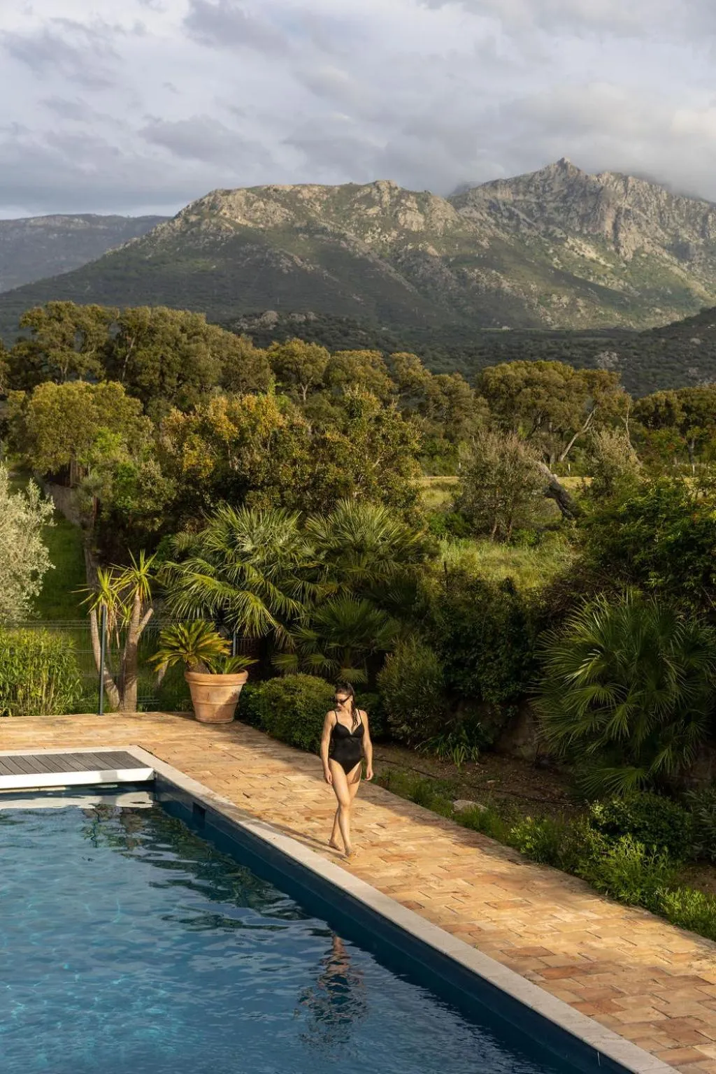 Swimming pool in Domaine du Reginu