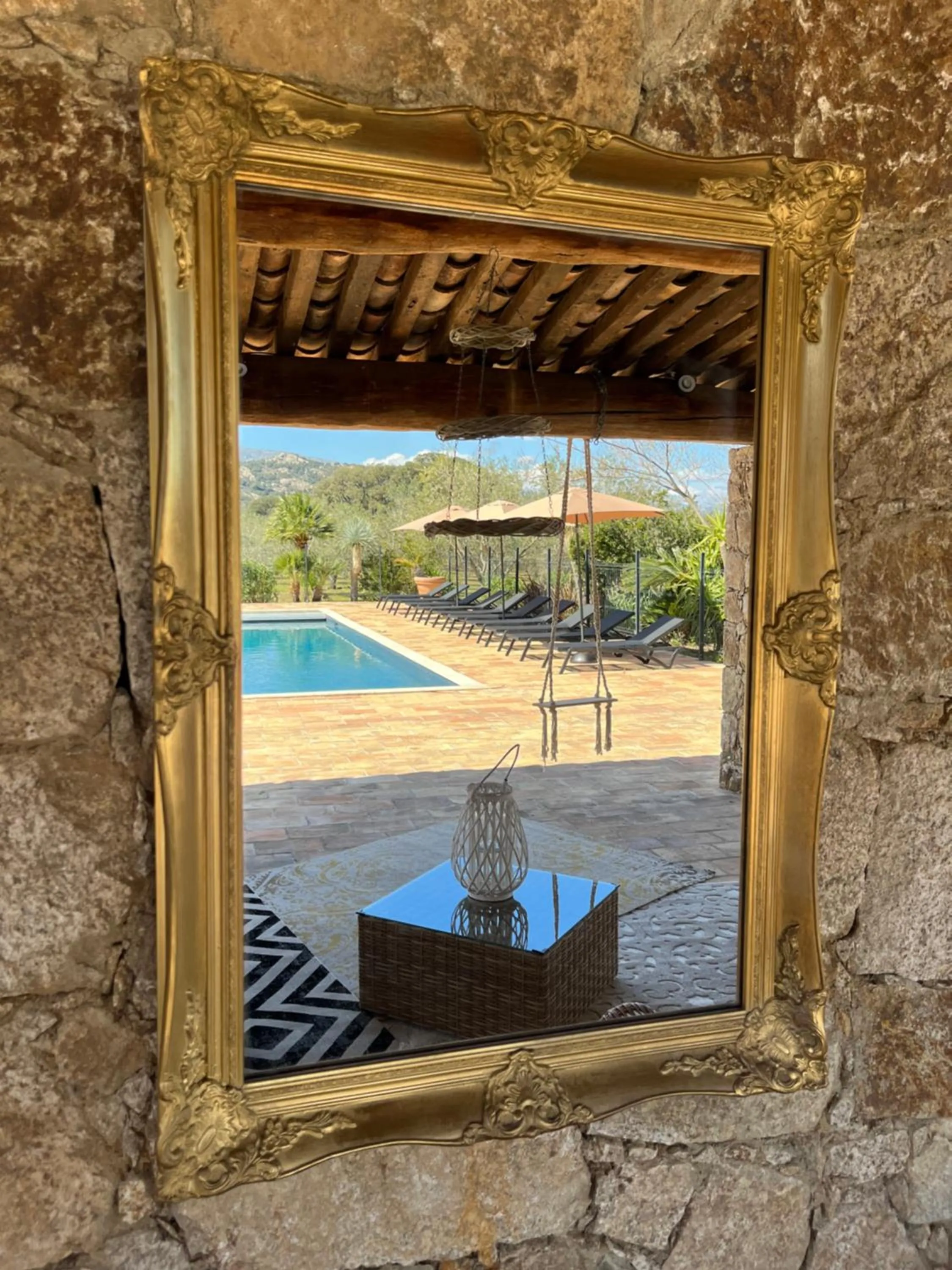 Swimming pool in Domaine du Reginu
