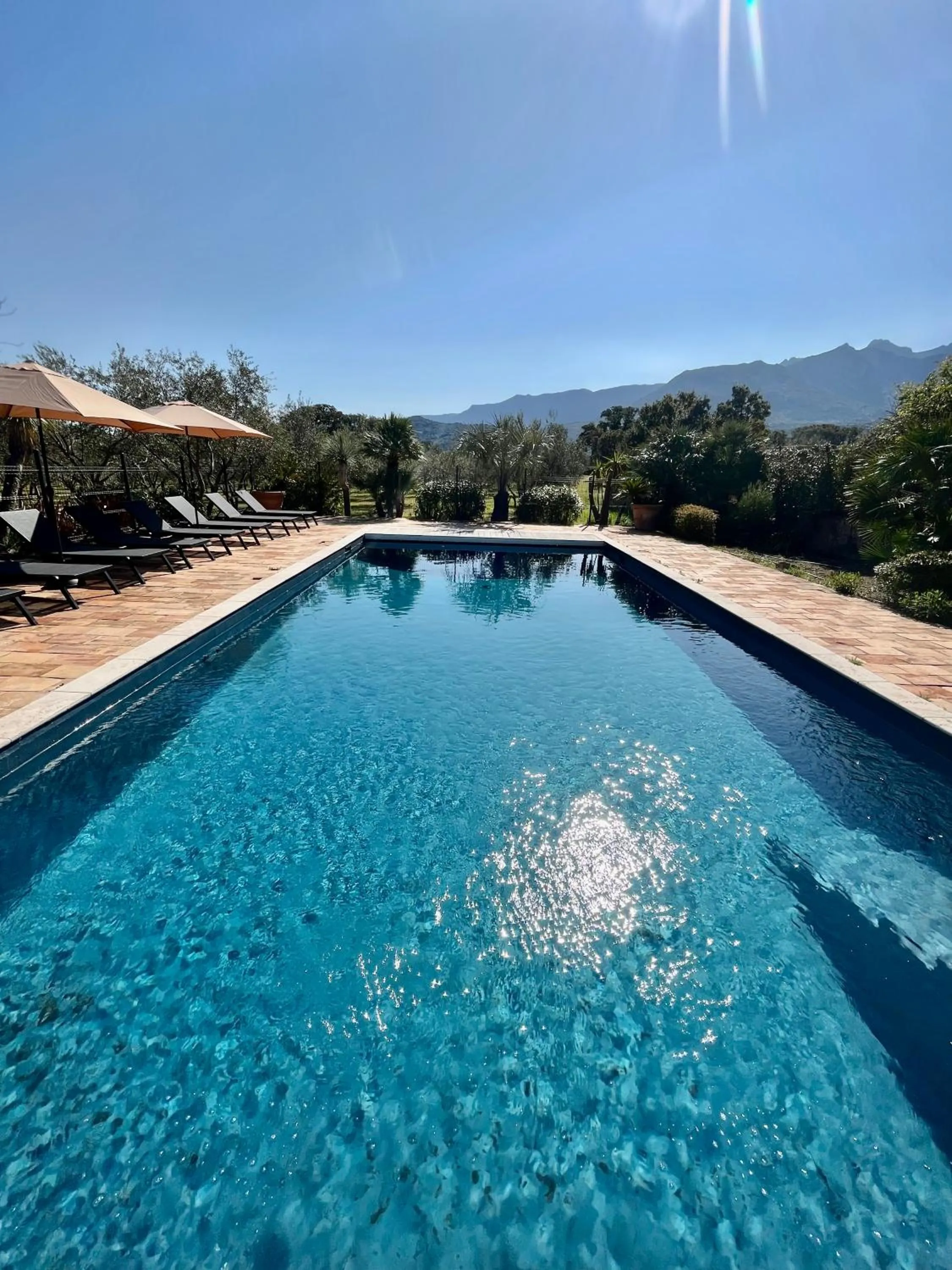 Natural landscape in Domaine du Reginu