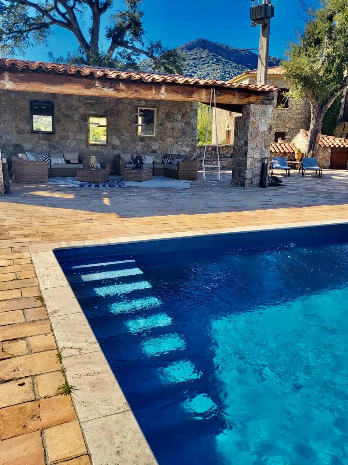 Swimming pool in Domaine du Reginu