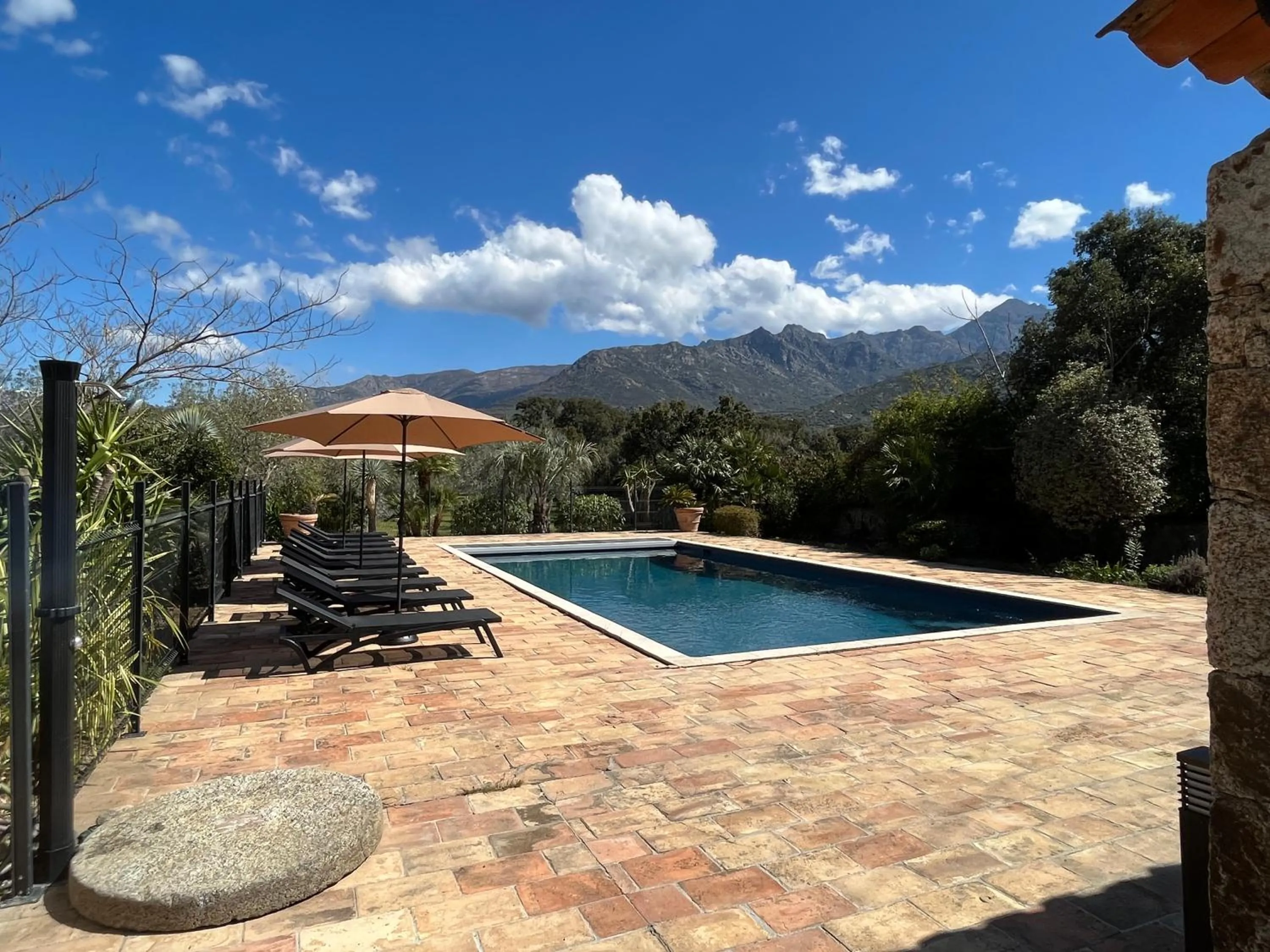 Swimming pool in Domaine du Reginu