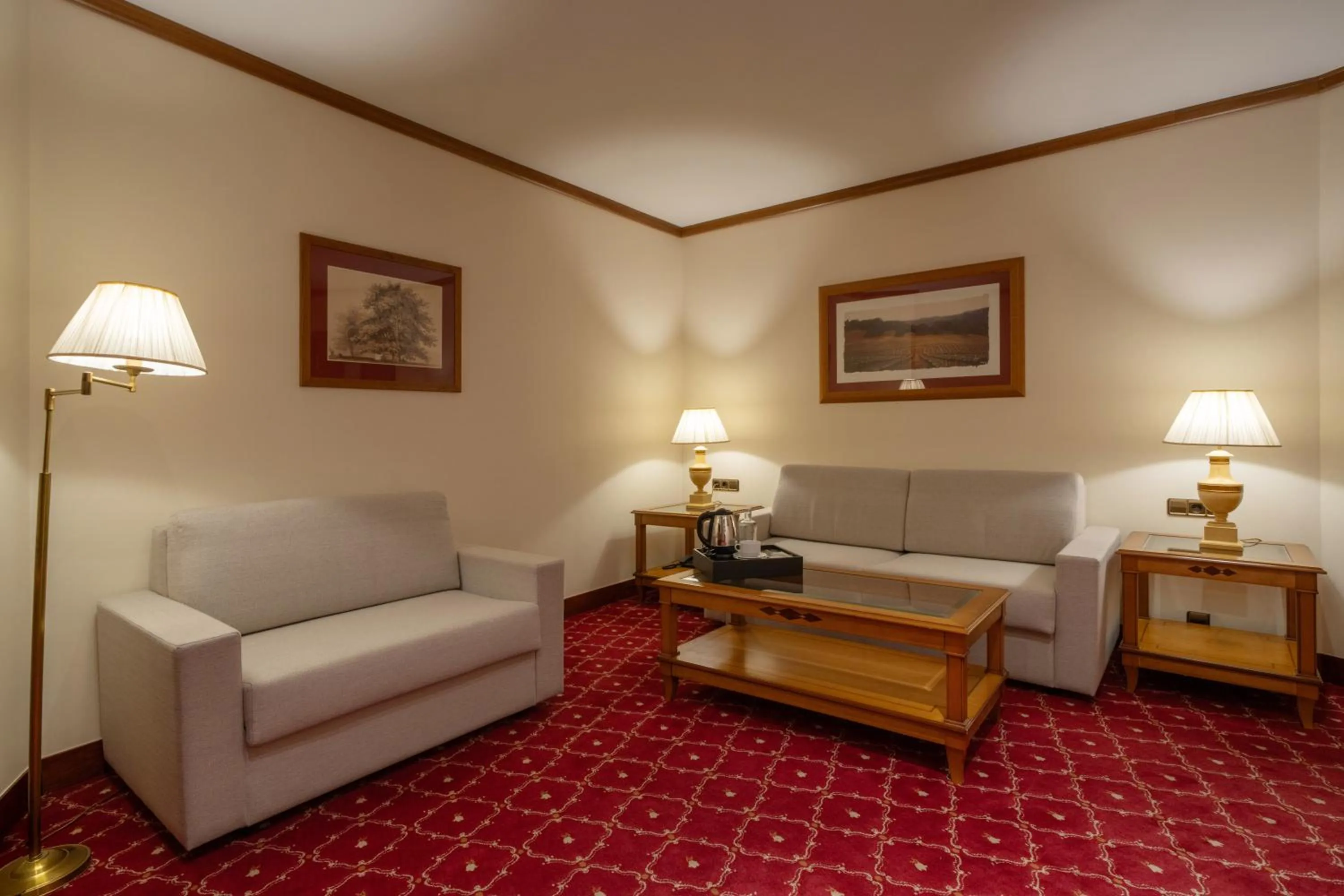 Living room in Eurostars Las Claras