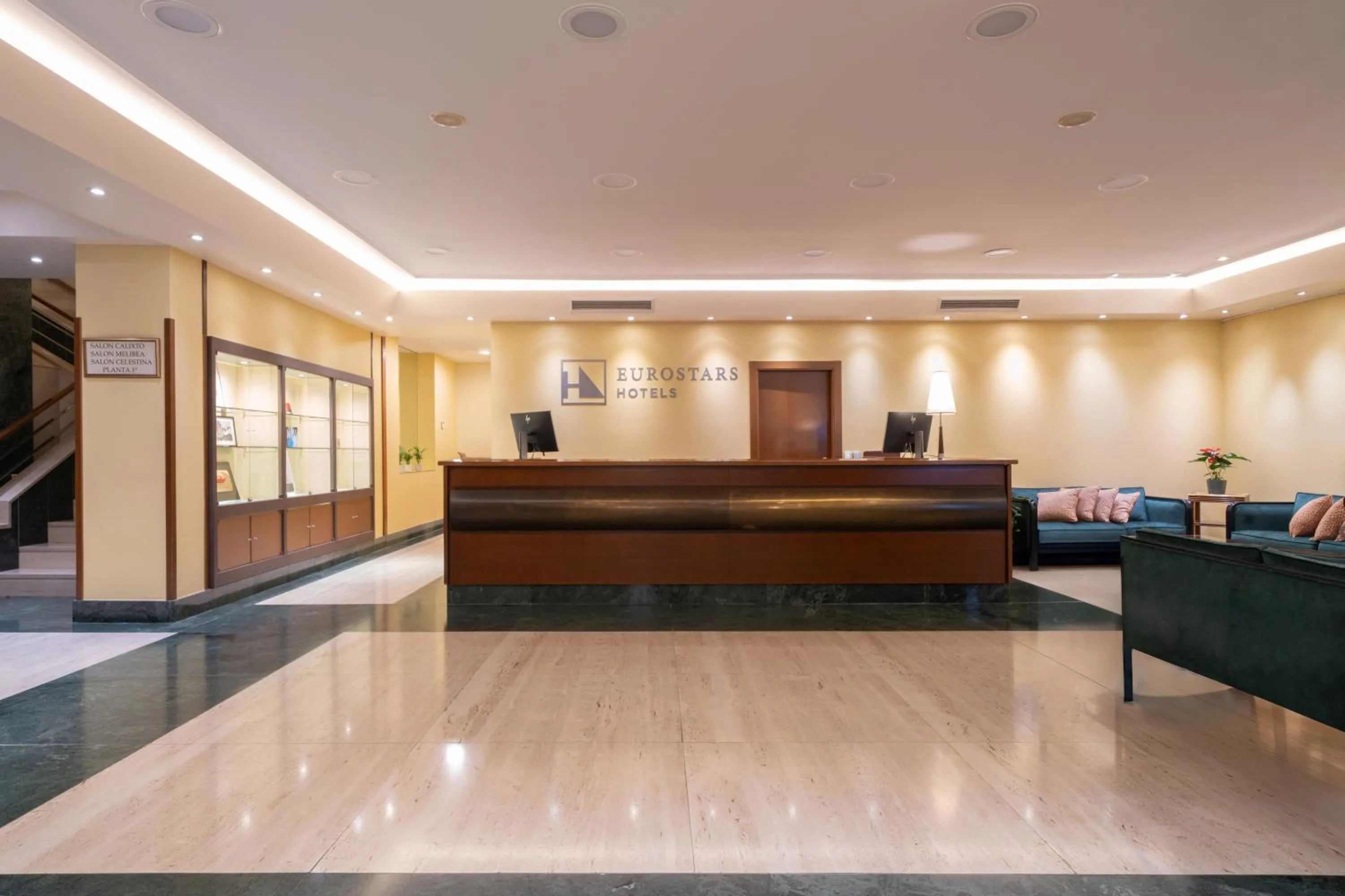 Lobby or reception in Eurostars Las Claras