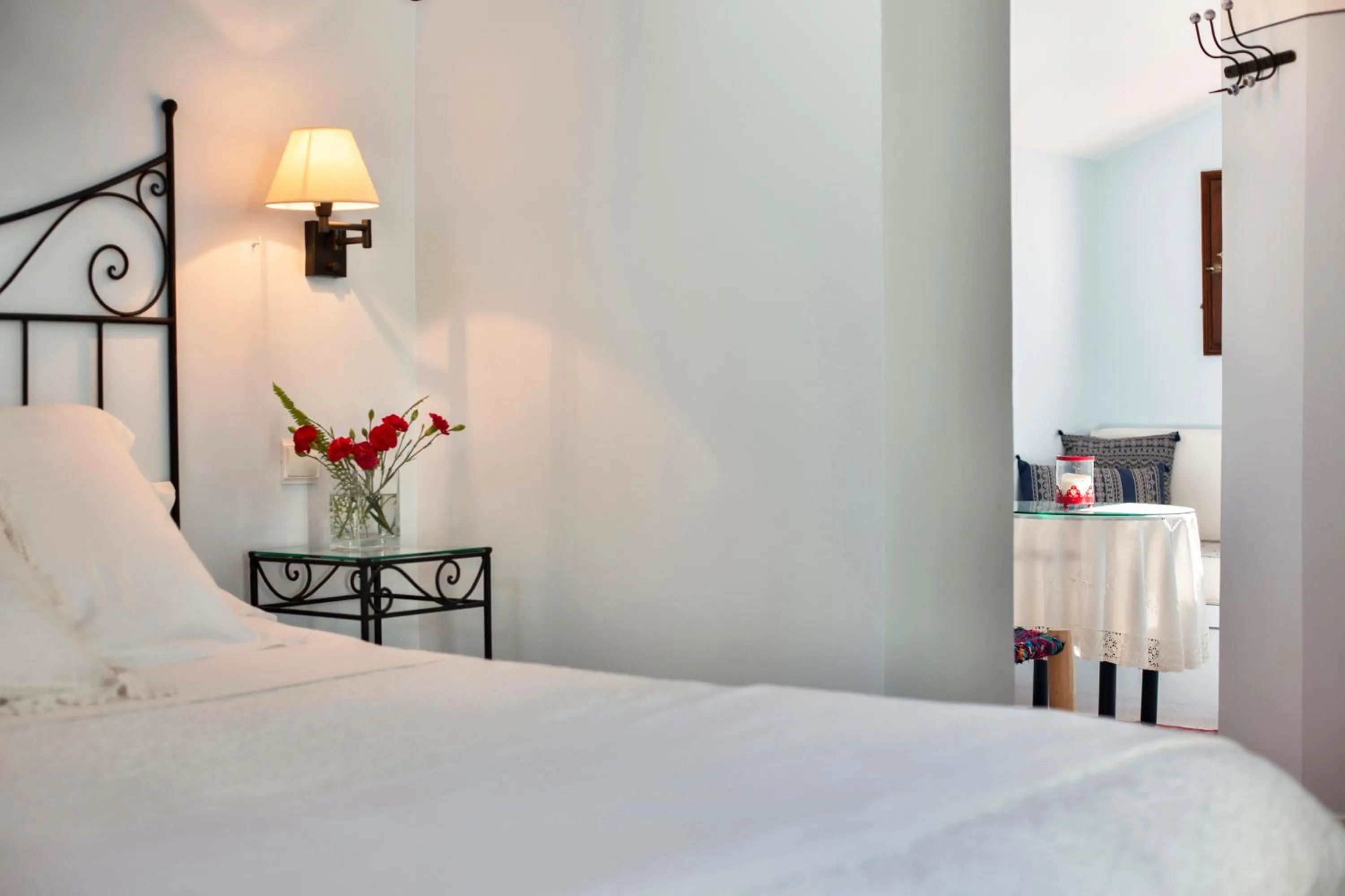 Decorative detail, Bed in La Morada Mas Hermosa