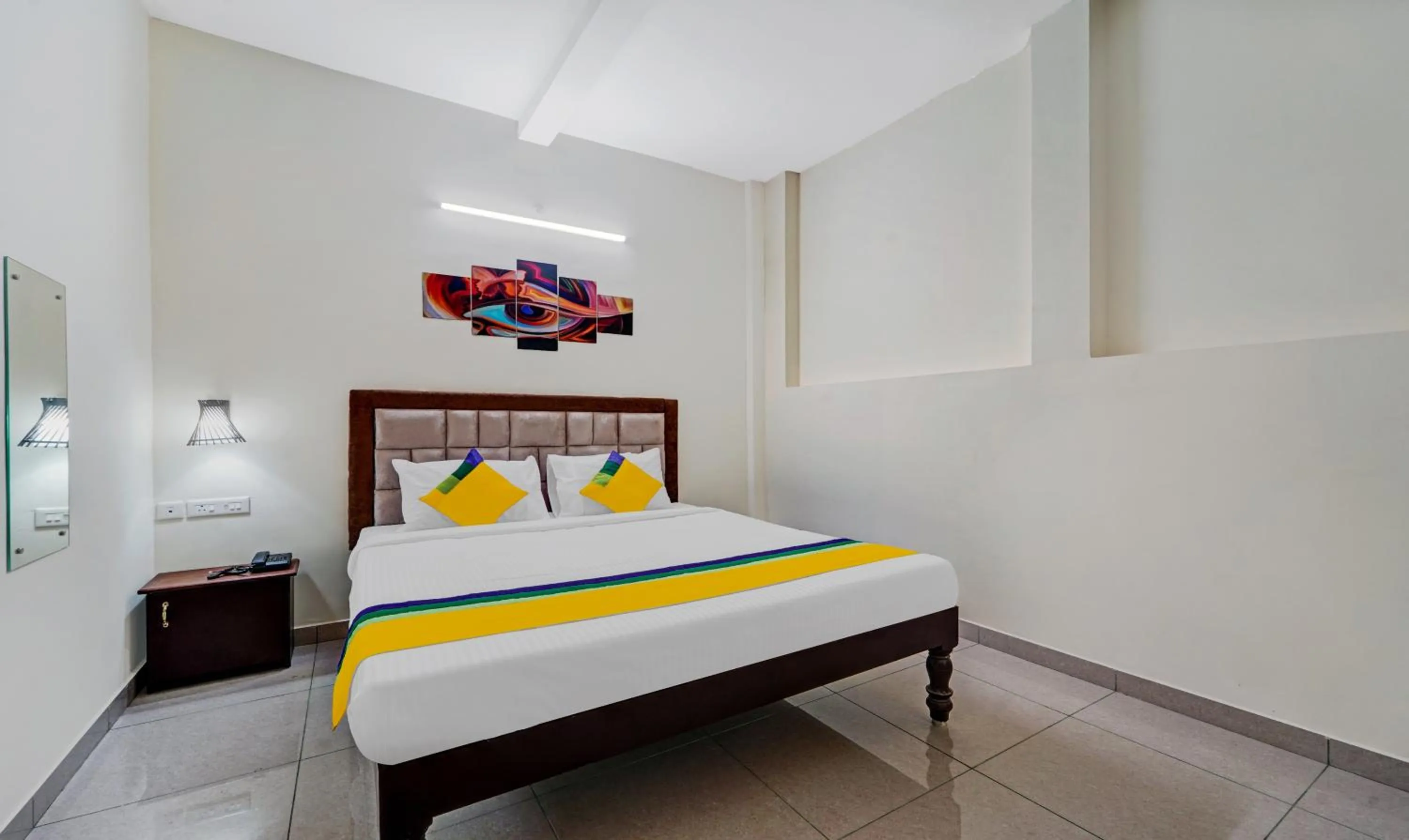Bedroom, Bed in Itsy Hotels Green Villaa, 2 Km From Pondicherry Railway Station