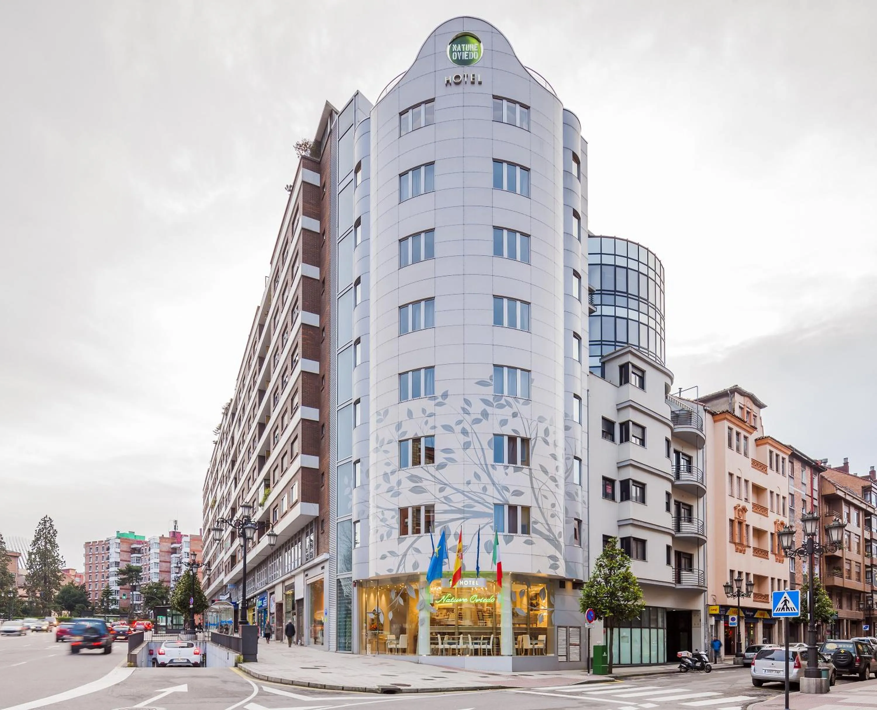 Facade/entrance in Hotel Nature Oviedo