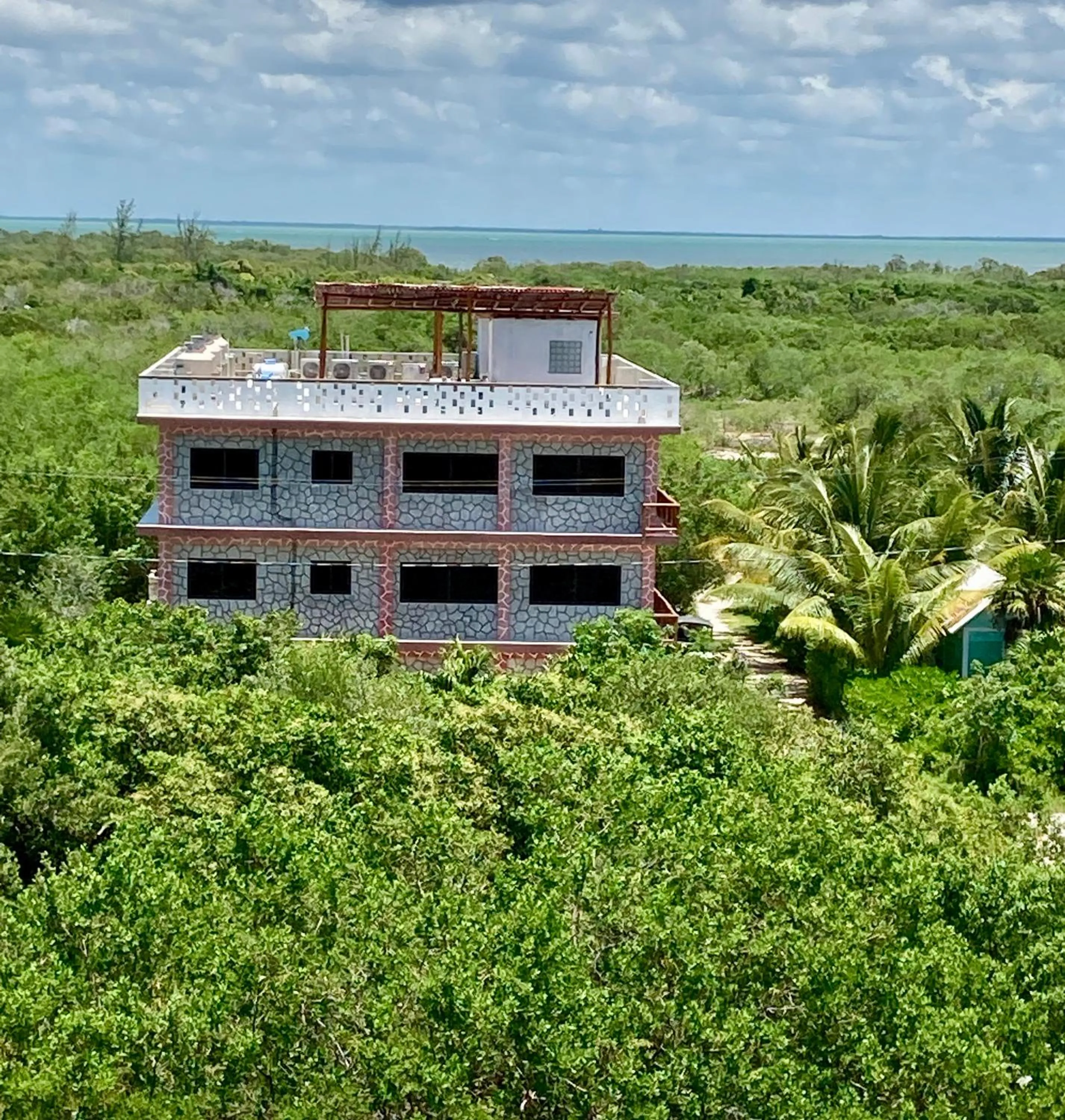 Property building in Bliss Apartments Holbox