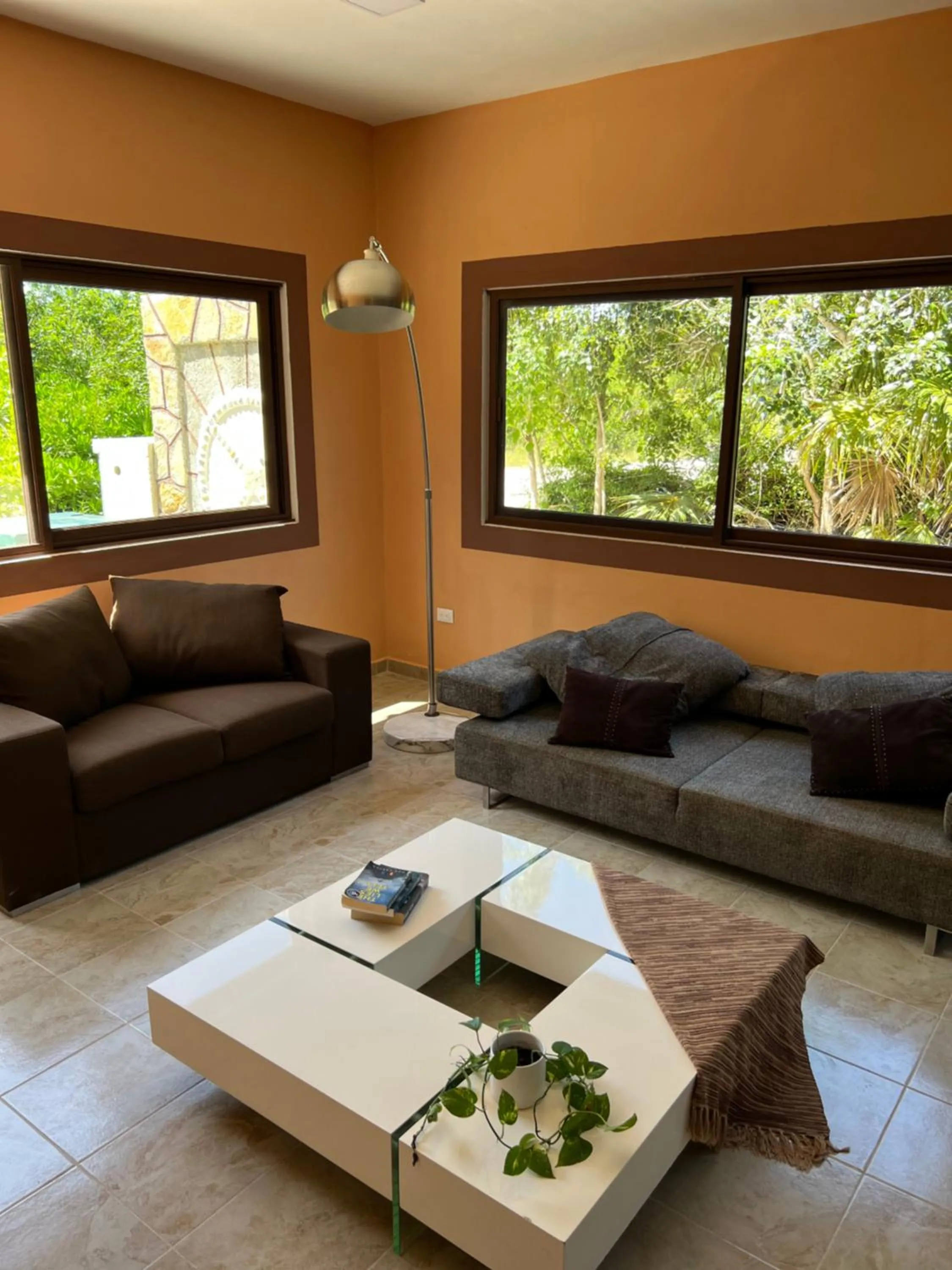 Living room in Bliss Apartments Holbox