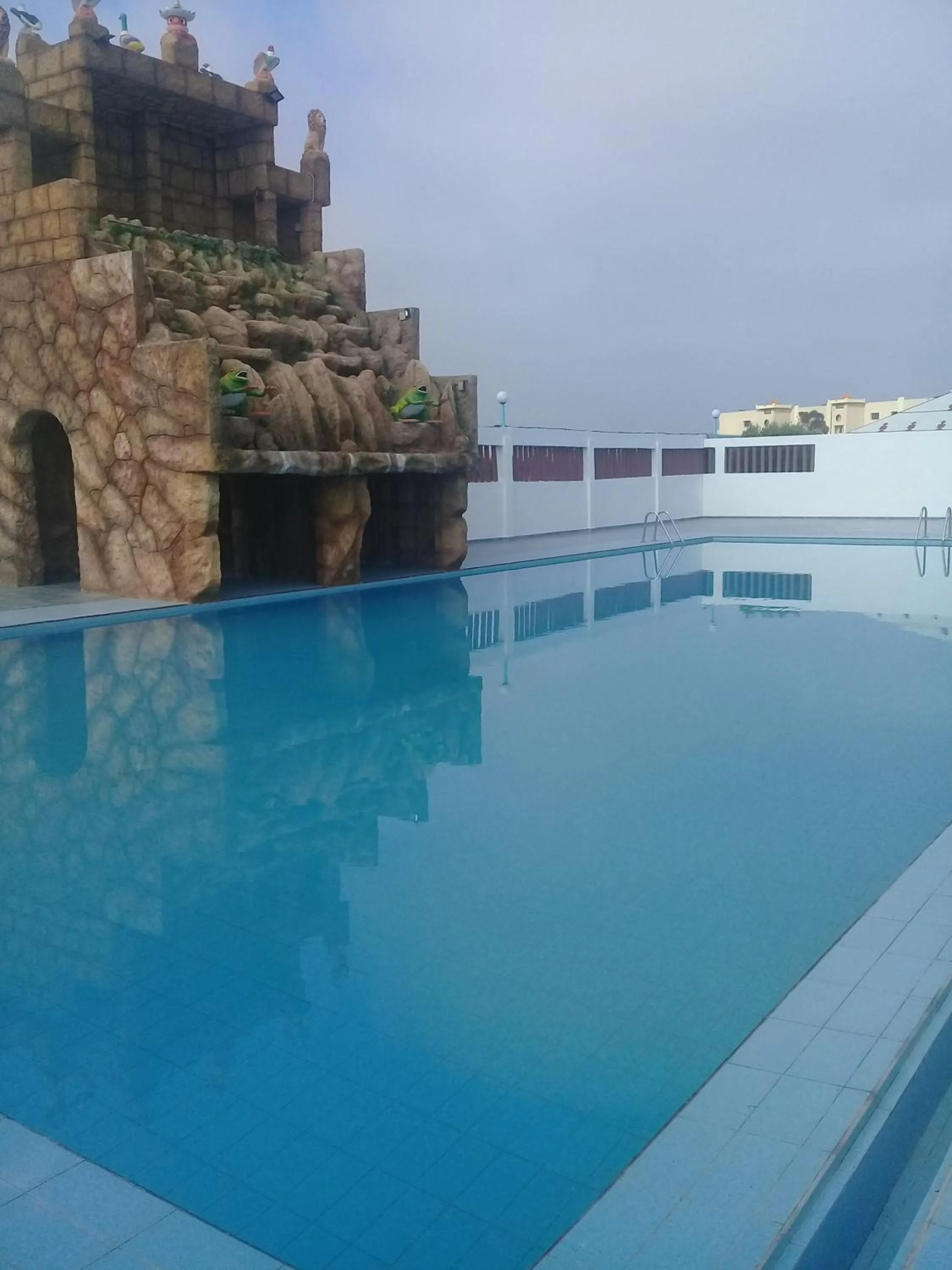 Swimming pool in Hôtel Briech & Spa