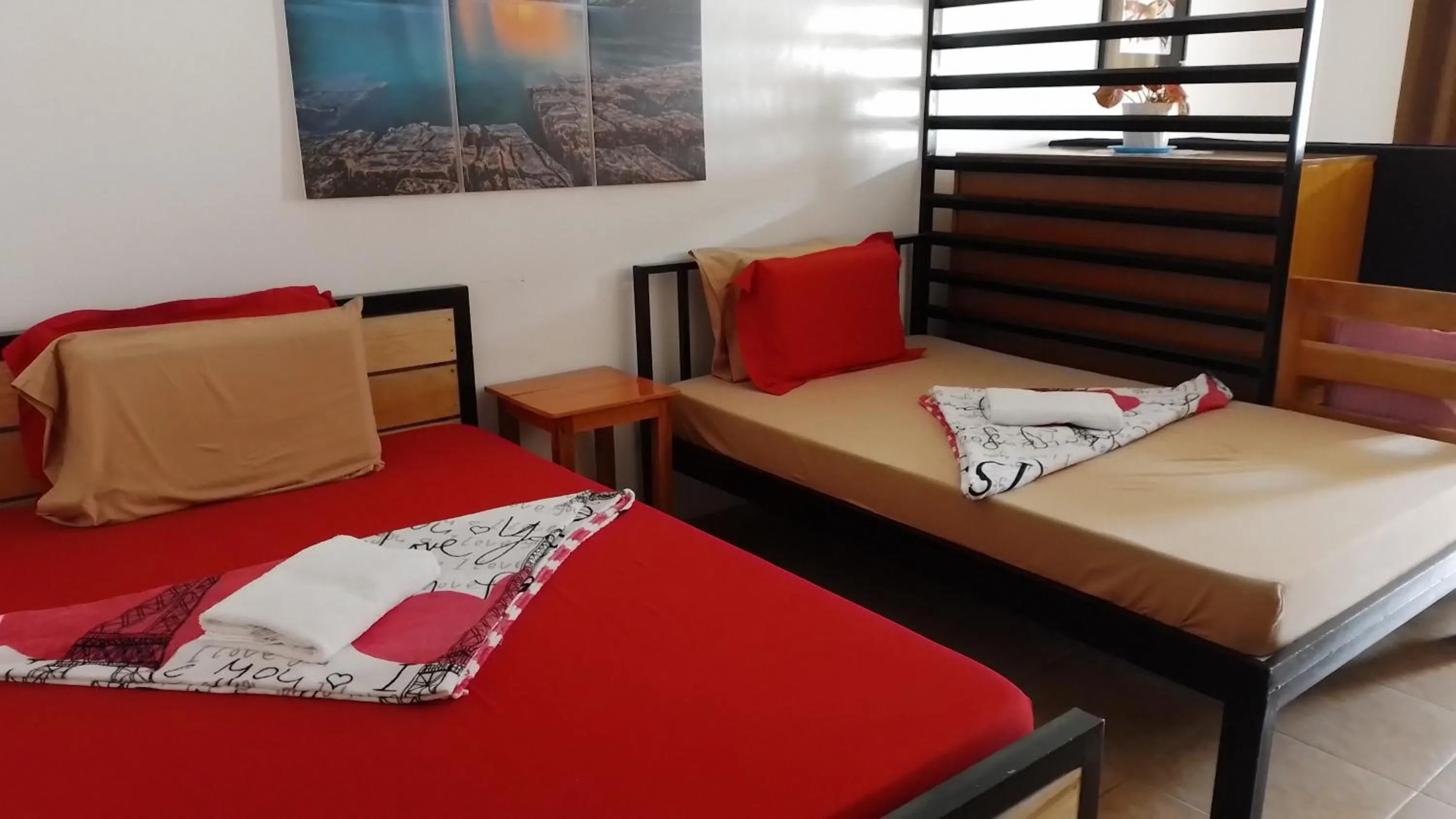 Bed in Maria Cristesa Condotel