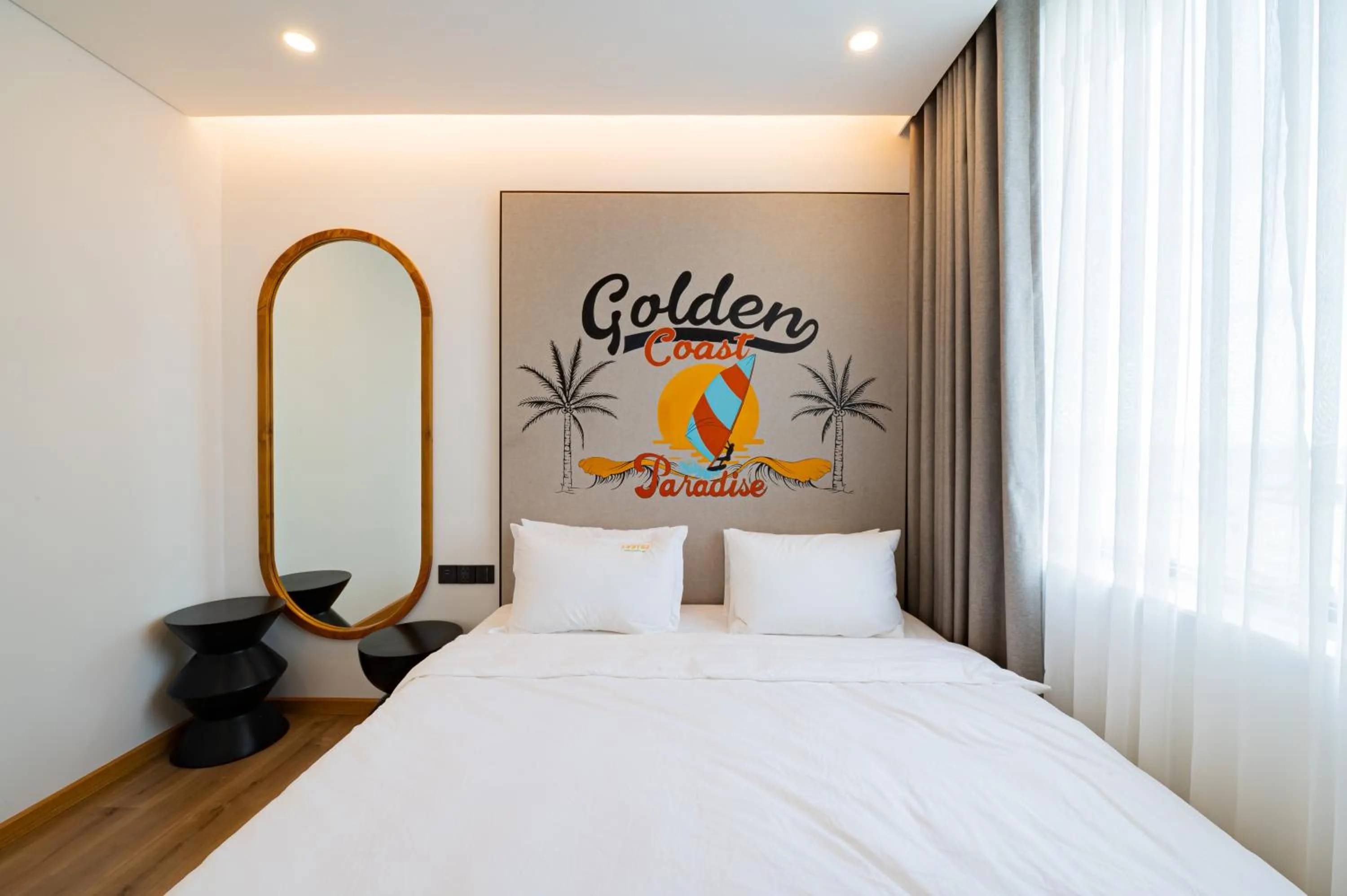 Bed in PĀMA Boutique Hotel & Bistro