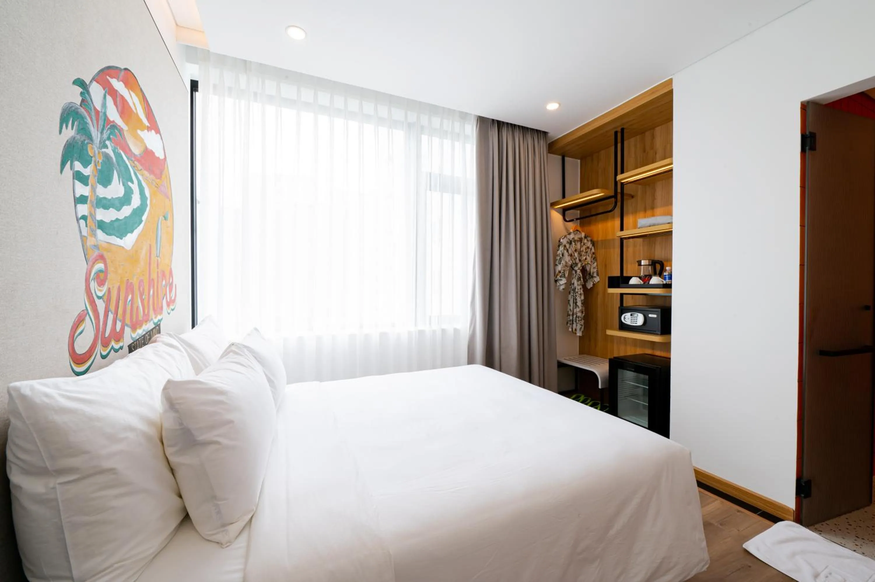 Bed in PĀMA Boutique Hotel & Bistro