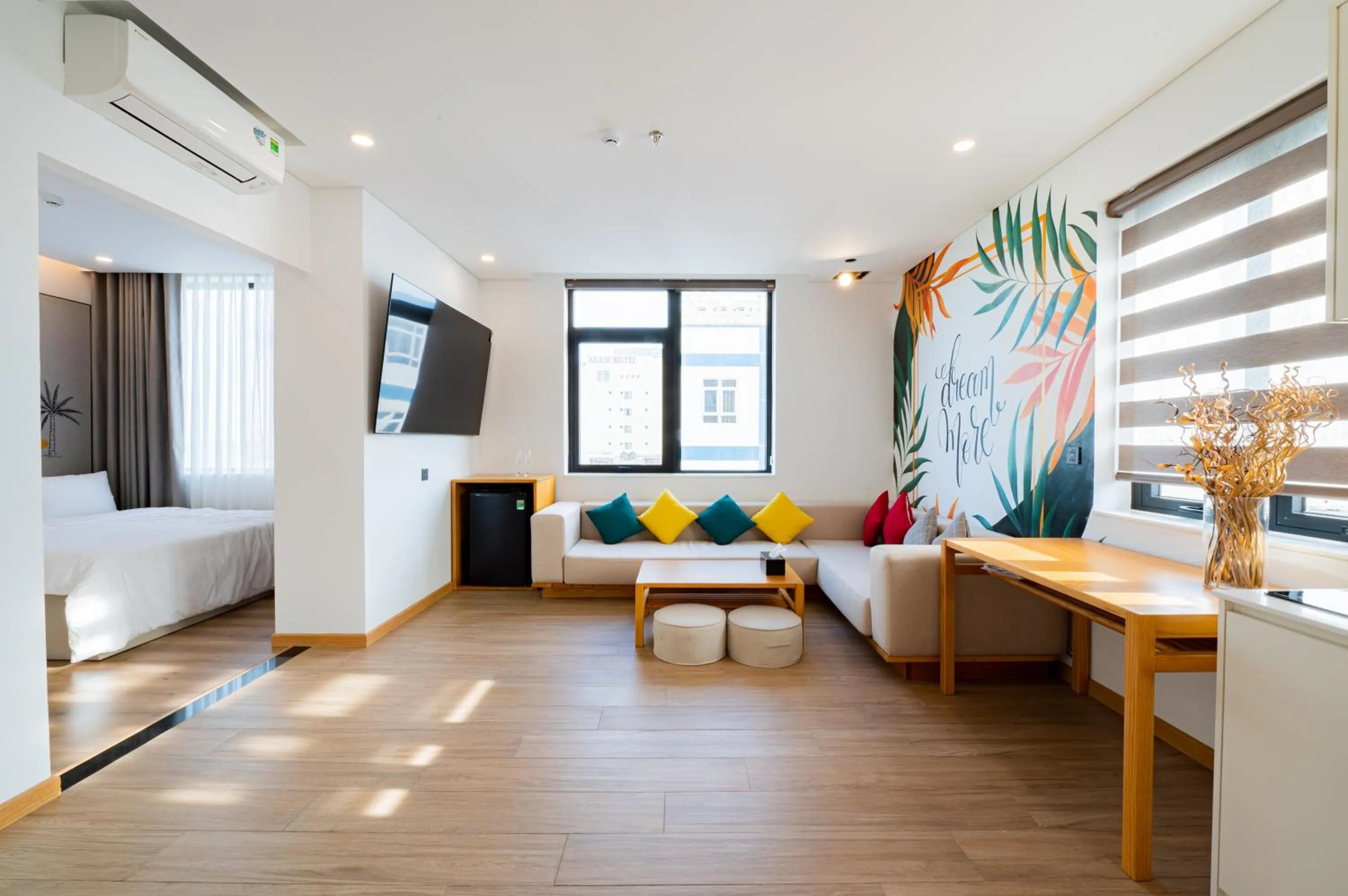 Bed in PĀMA Boutique Hotel & Bistro