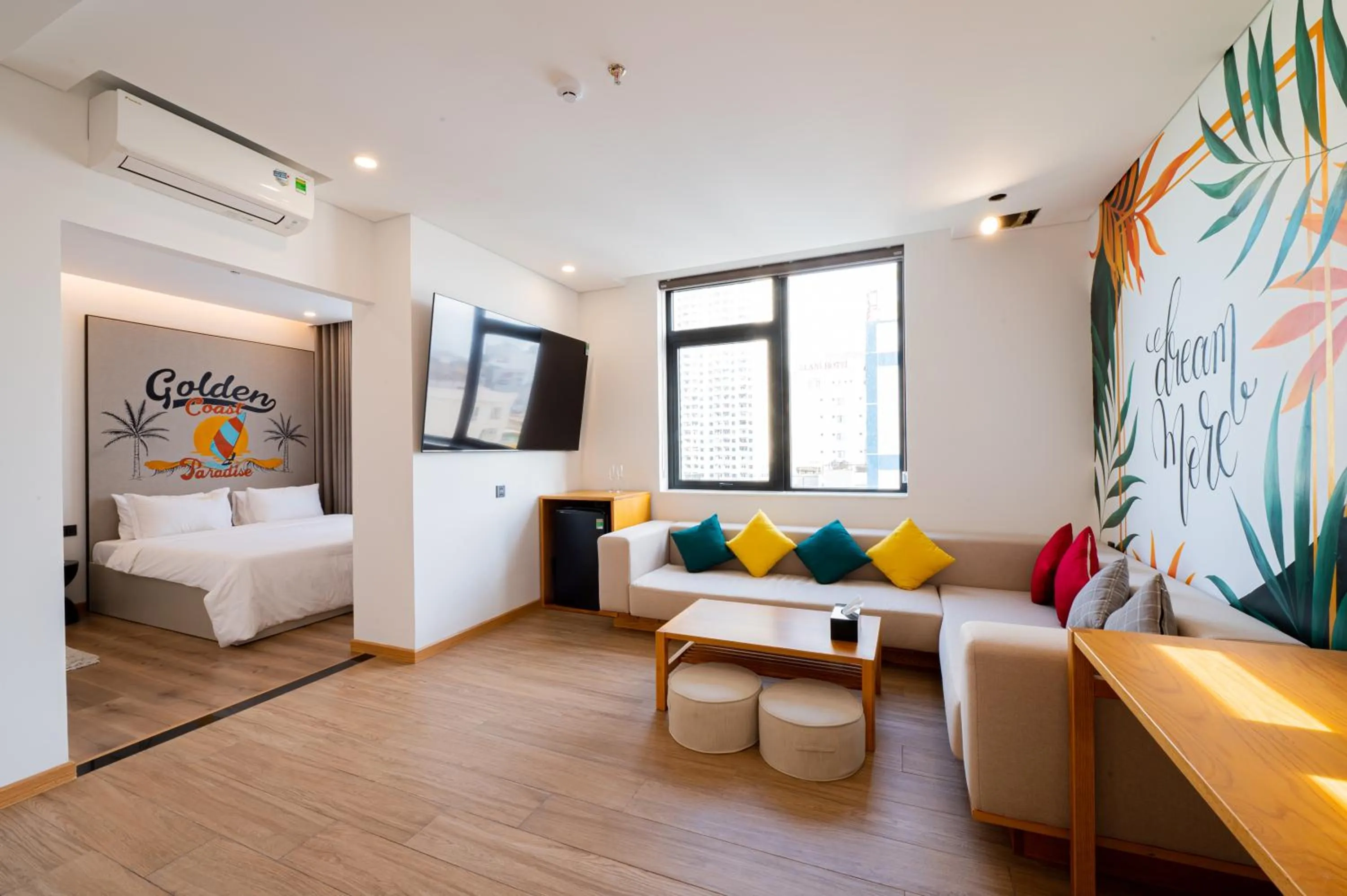 Bed in PĀMA Boutique Hotel & Bistro