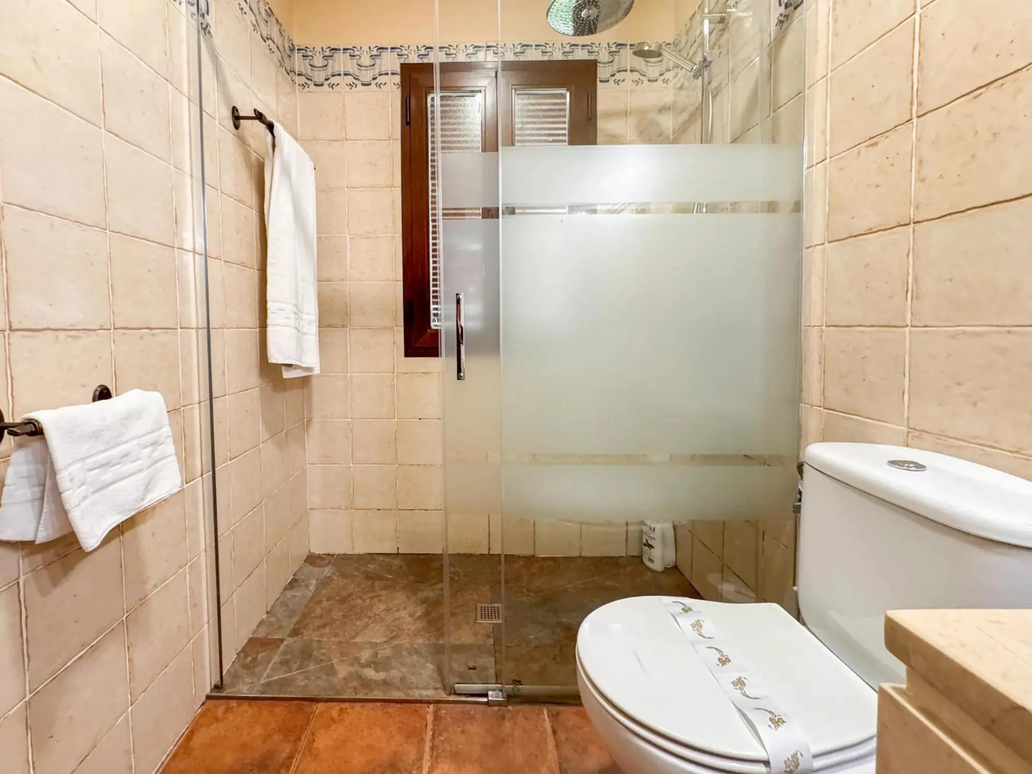 Shower in Hotel Valsequillo