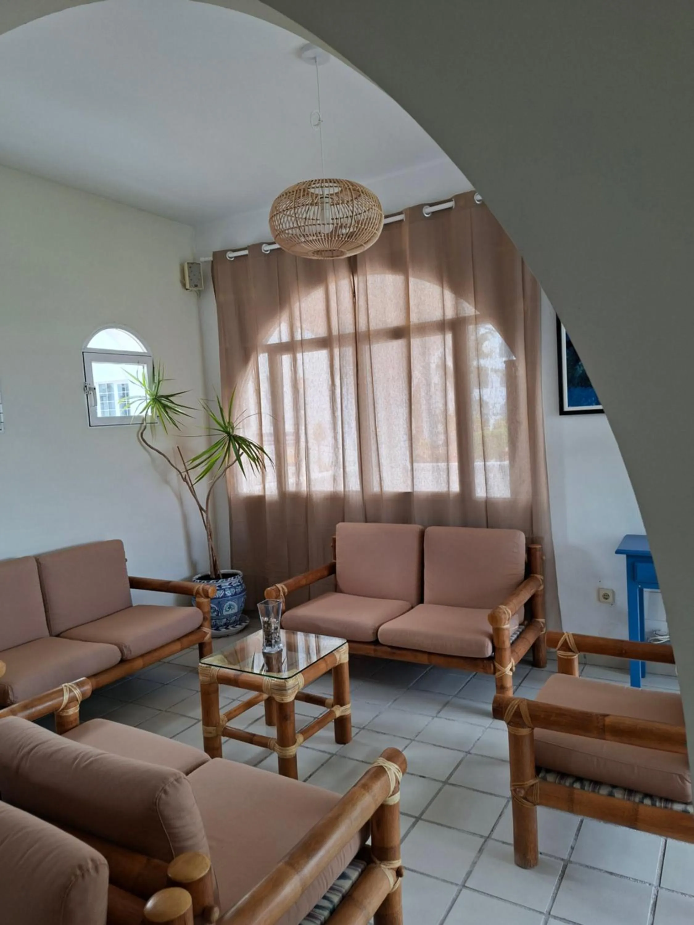 Living room in Hotel Virgen del Mar
