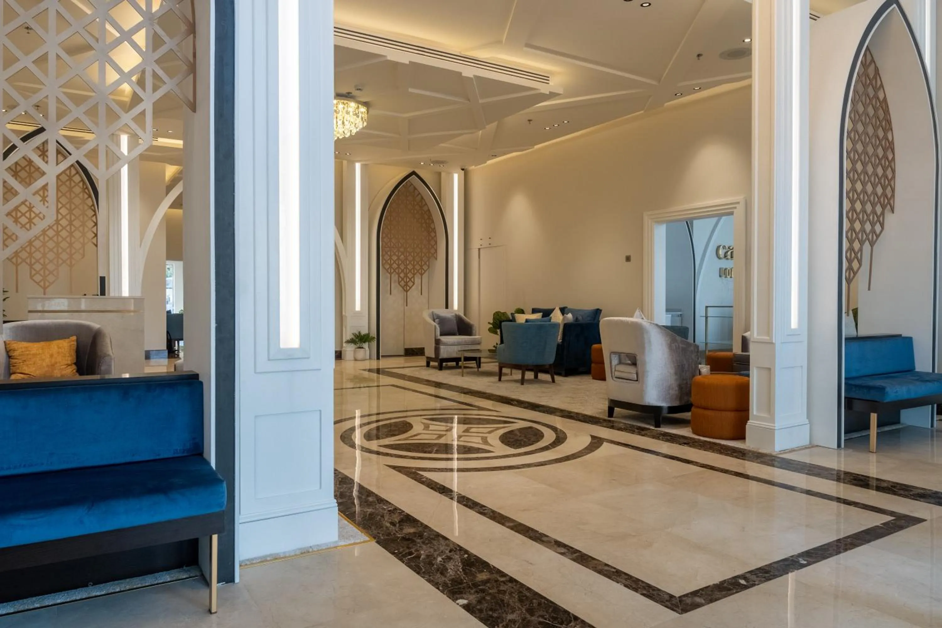 Seating area in The Address Residence