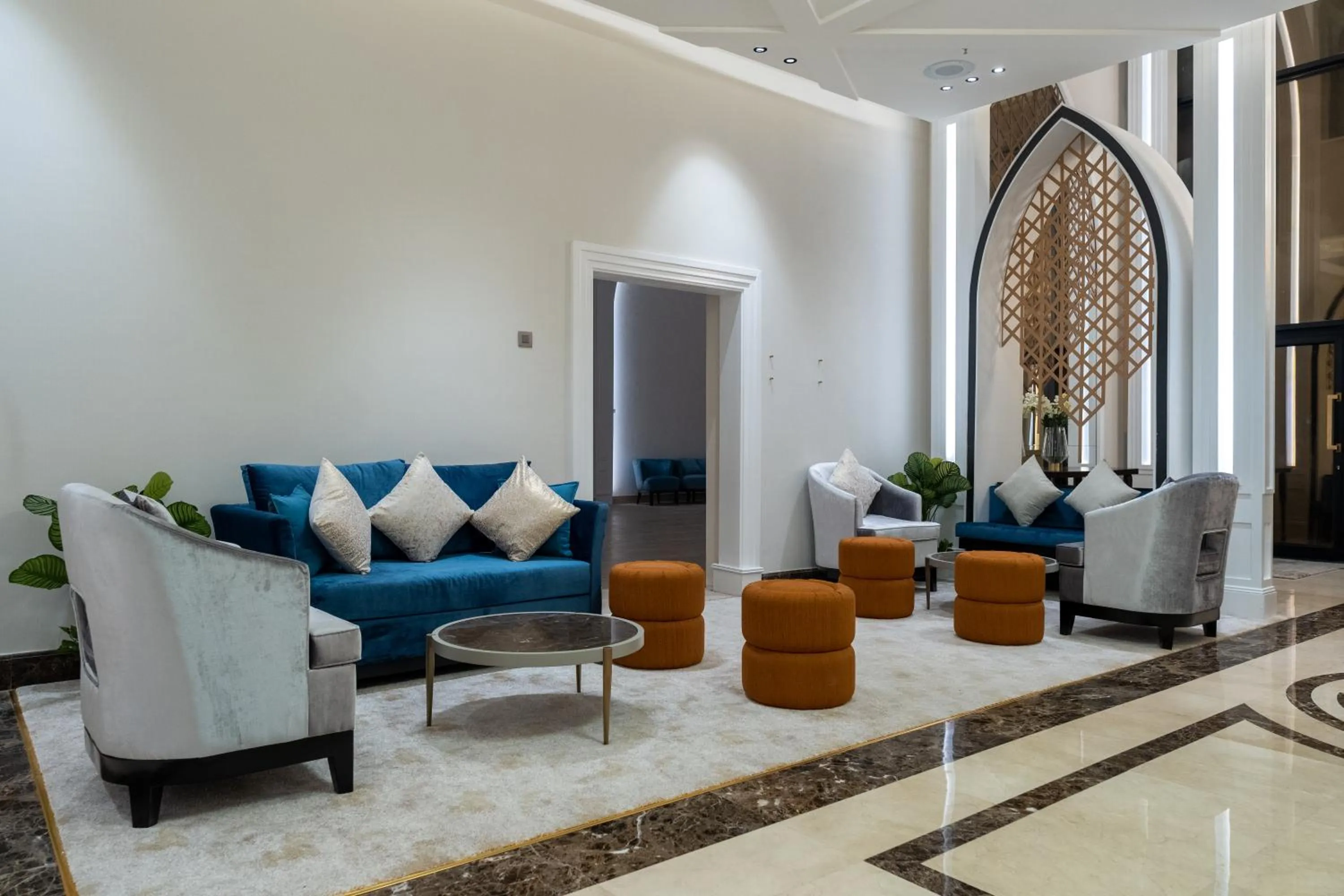 Seating area in The Address Residence