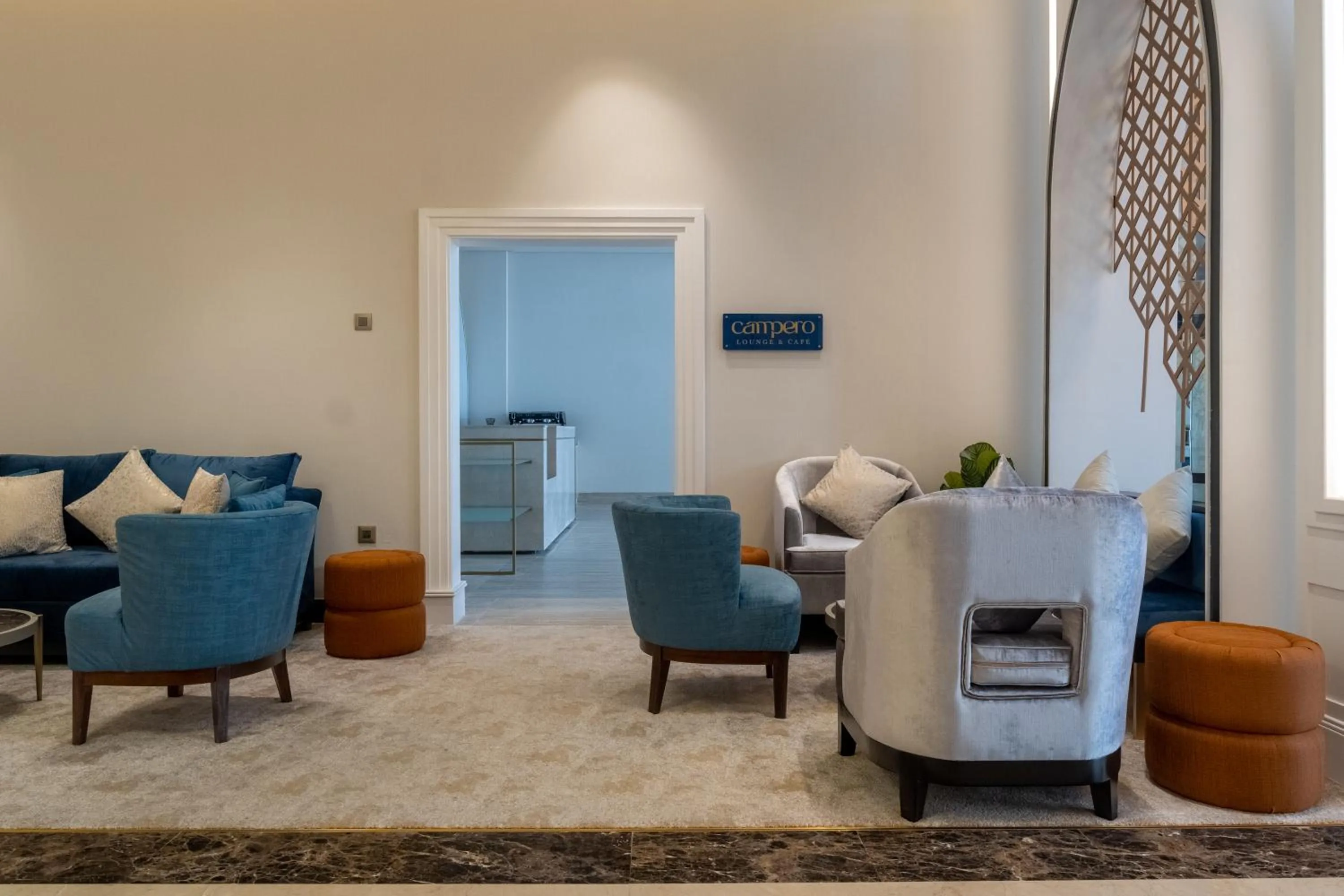 Seating area in The Address Residence