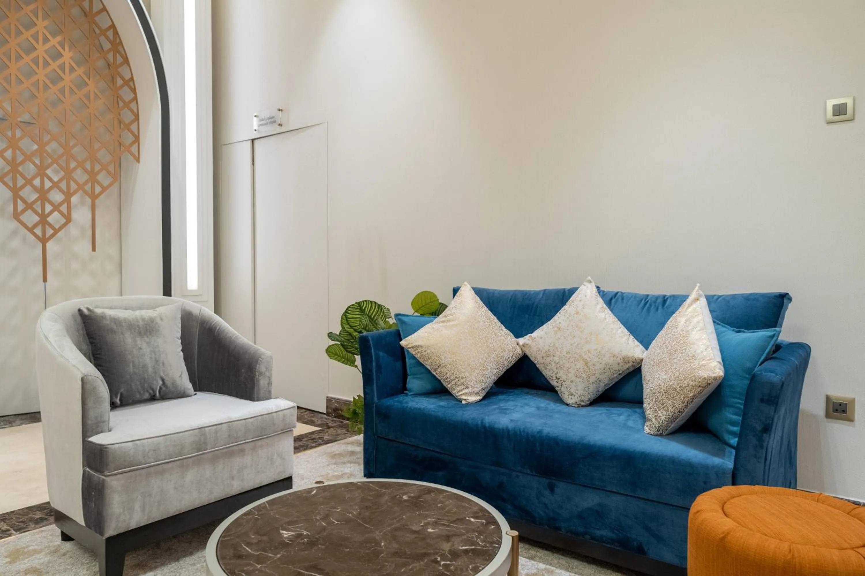 Seating area in The Address Residence