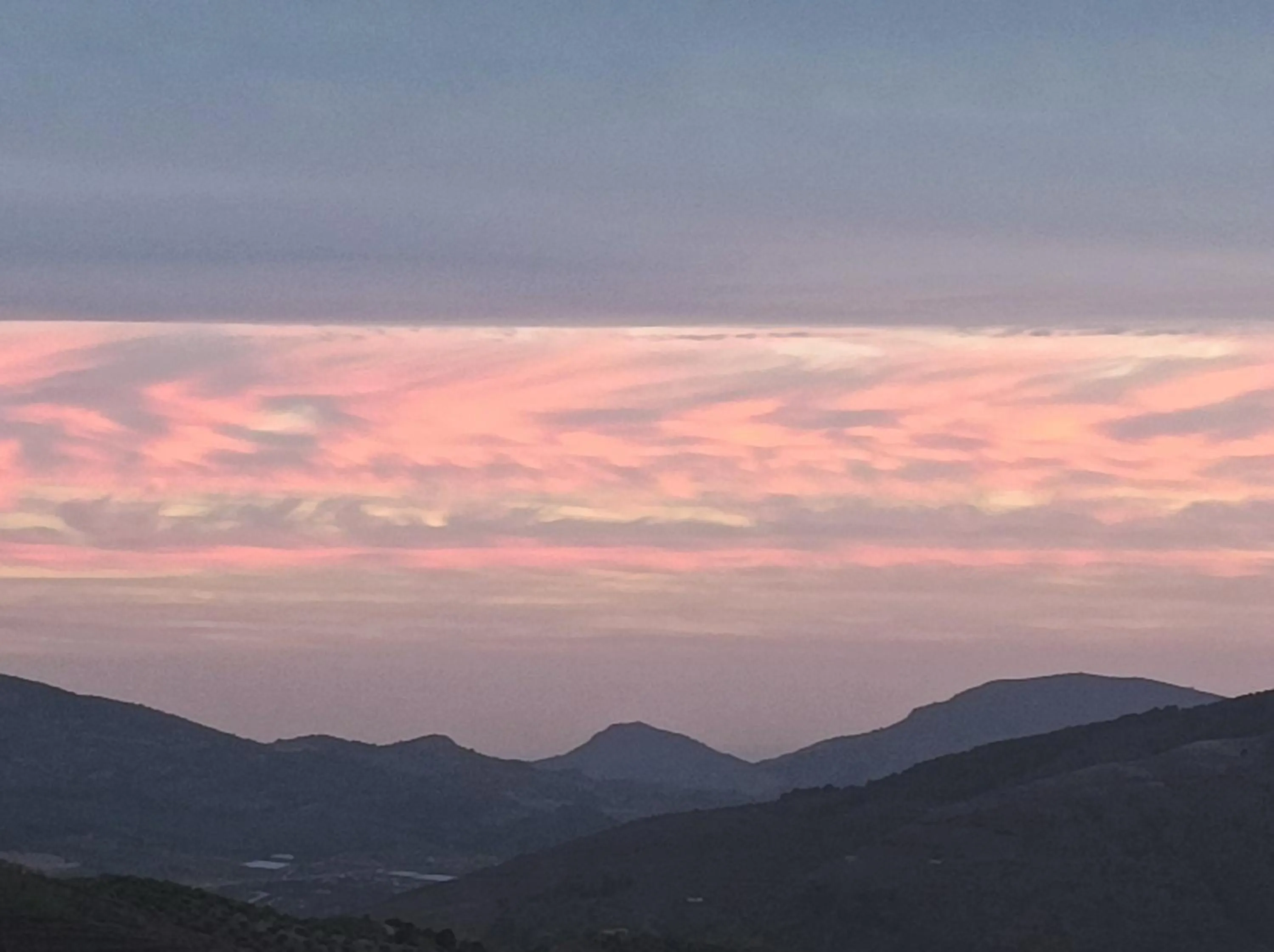 Sunset in Castillo Lanjaron