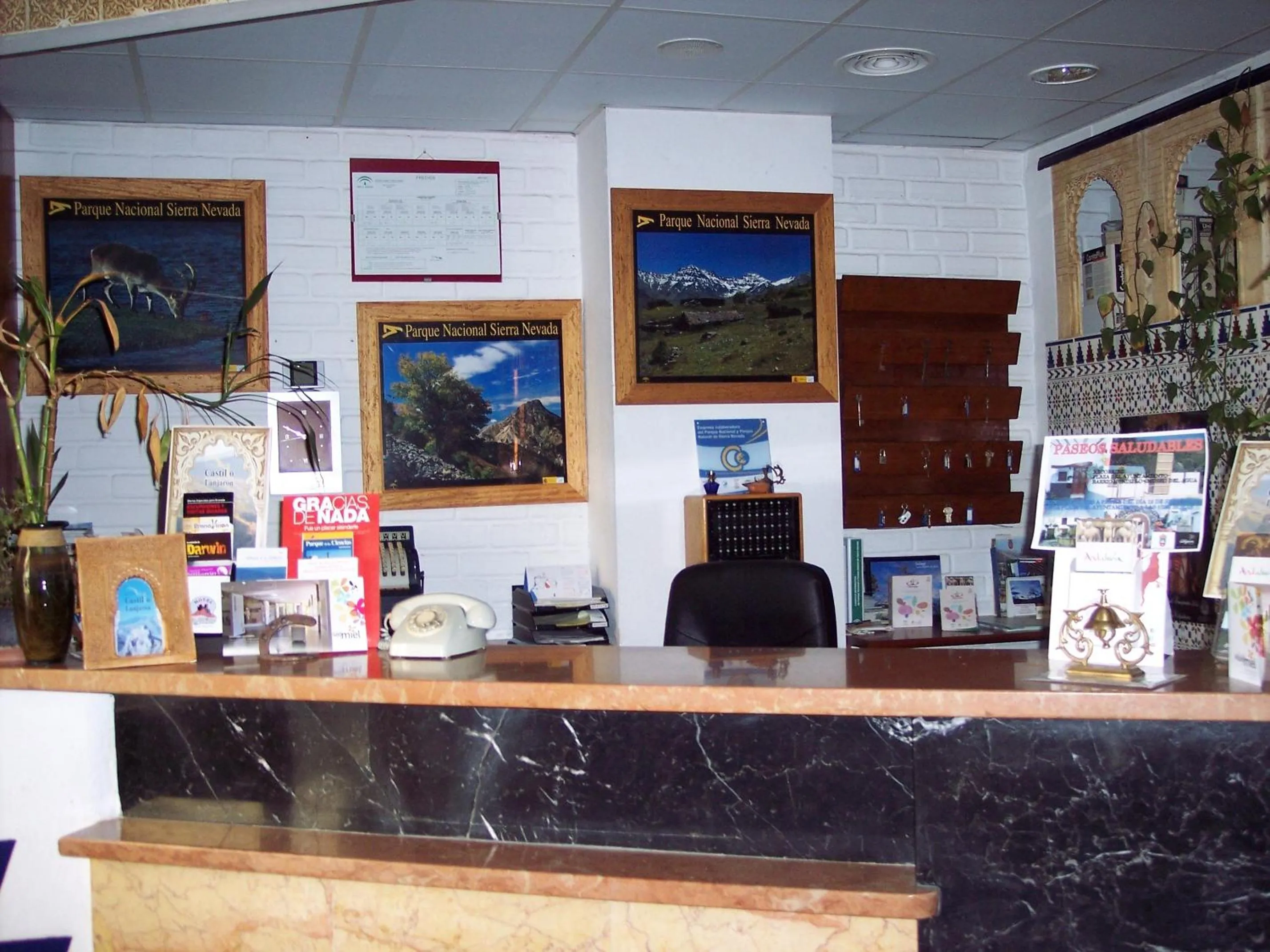 Lobby or reception in Castillo Lanjaron