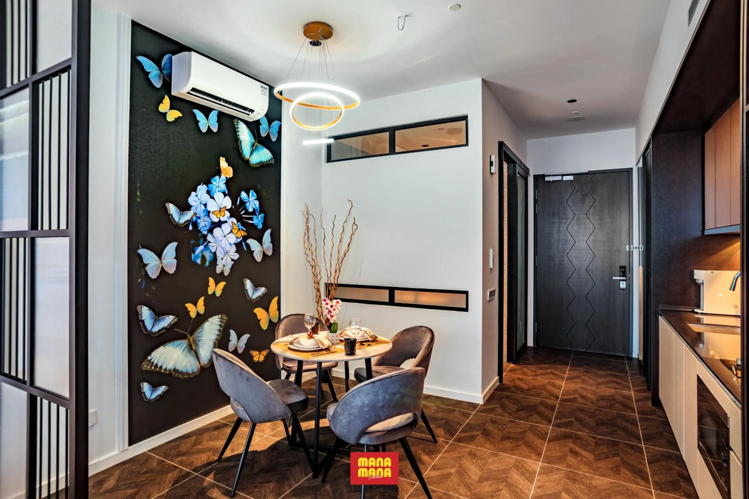 Kitchen or kitchenette in Scarletz Mana-Mana Suites KLCC