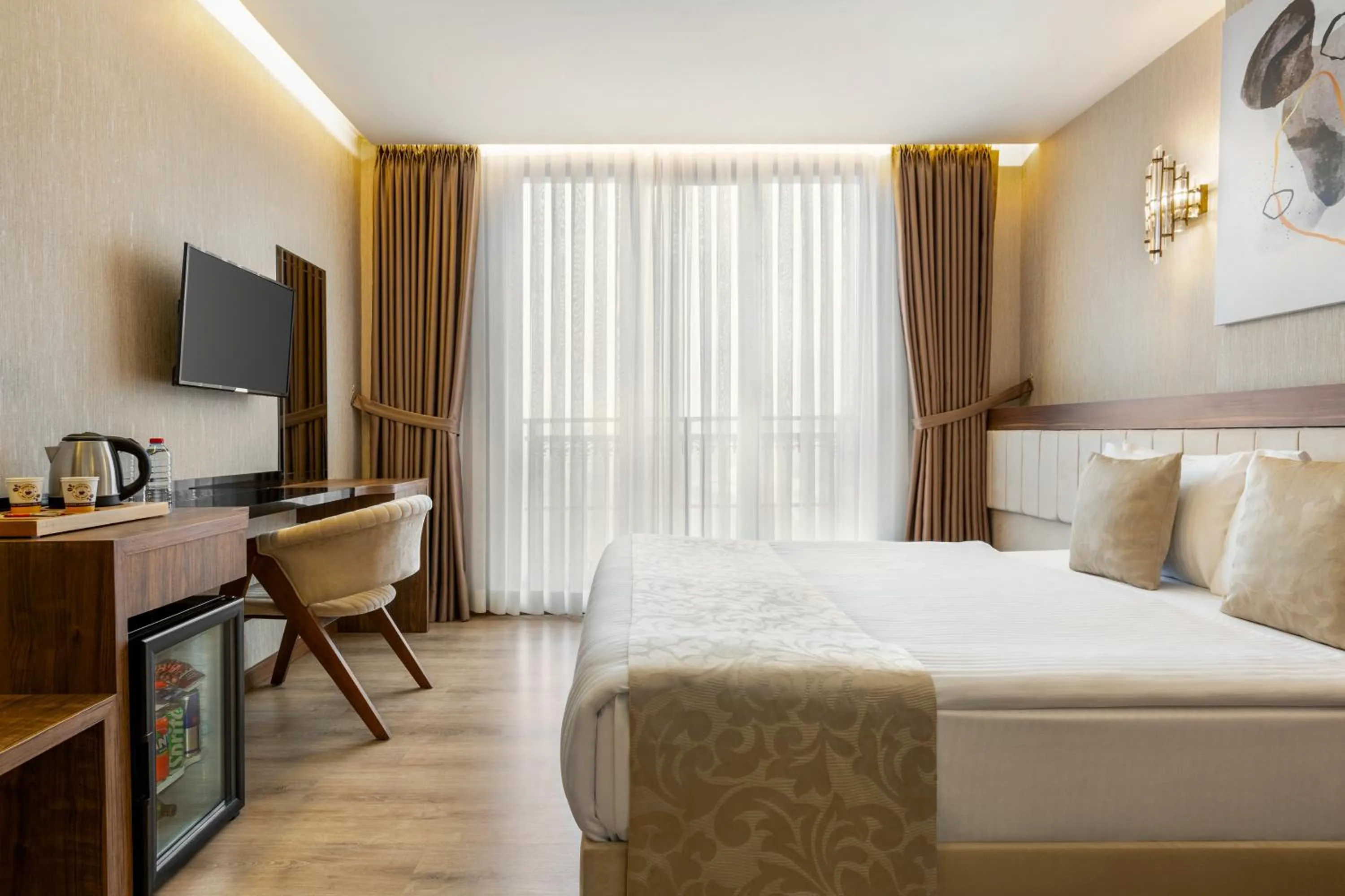 Bedroom, Bed in Trademark Collection By Wyndham Operla İstanbul Airport Hotels & Spa