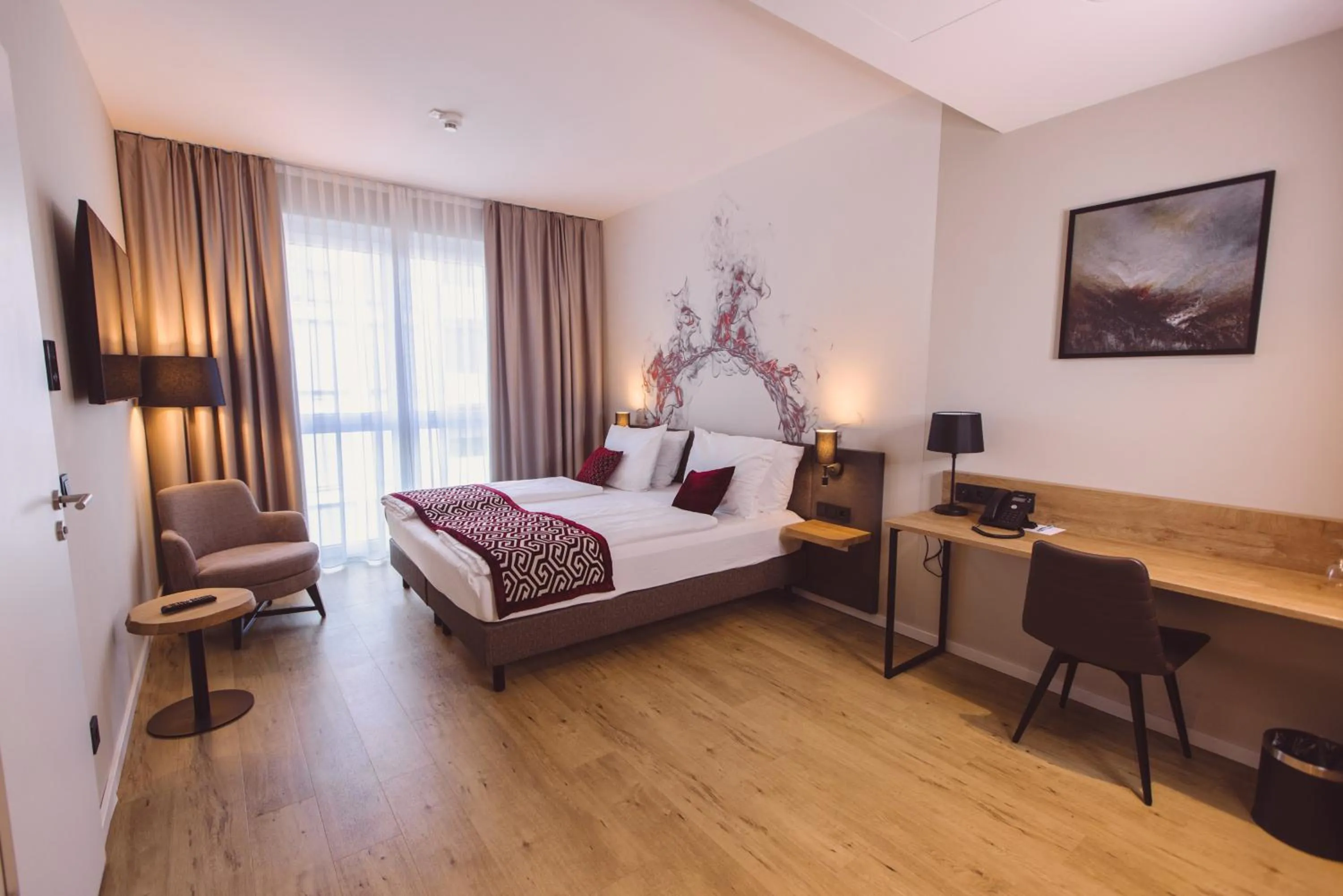 Bedroom, Bed in Hotel Libertas elements pure