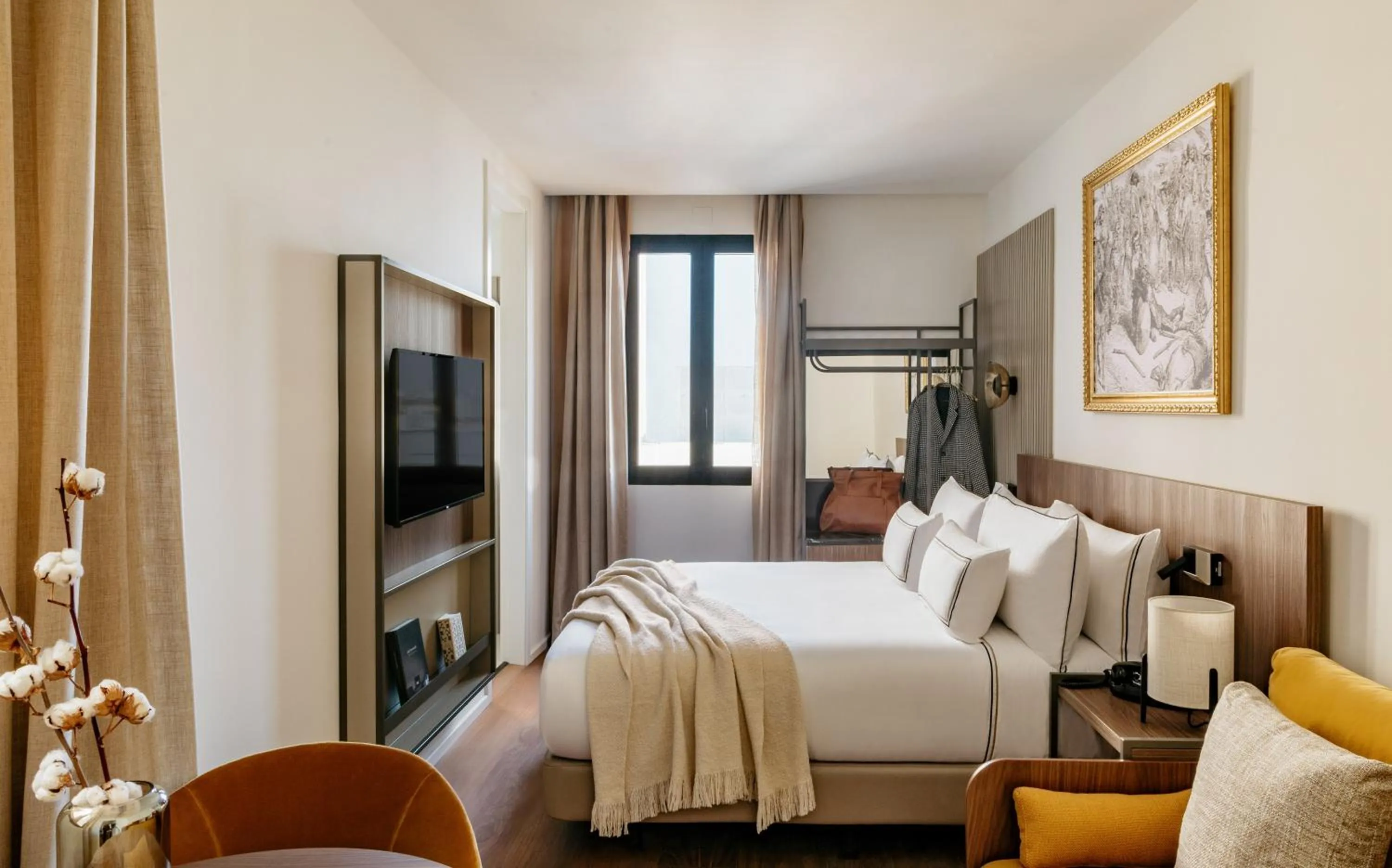 Bed in Casa de las Artes, member of Meliá Collection