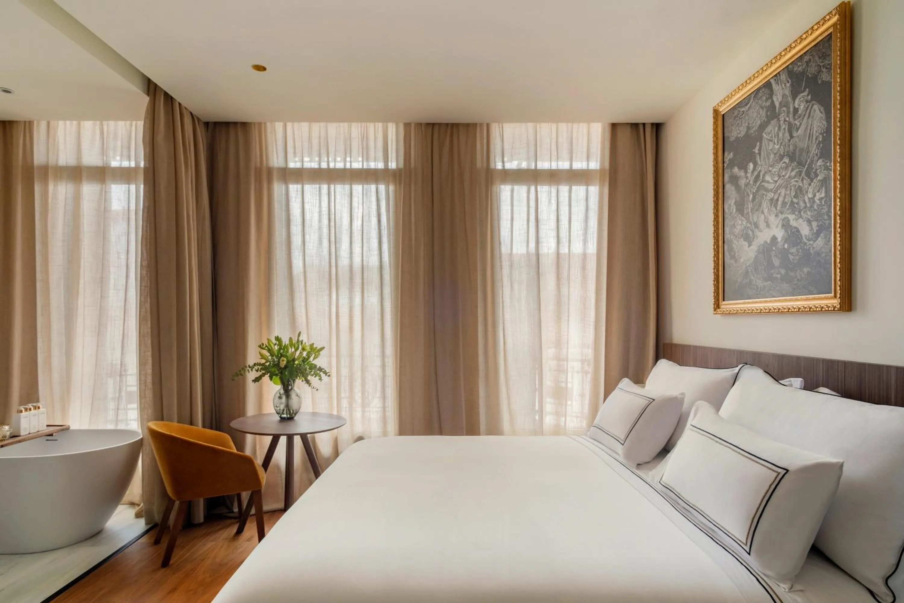 Bed in Casa de las Artes, member of Meliá Collection