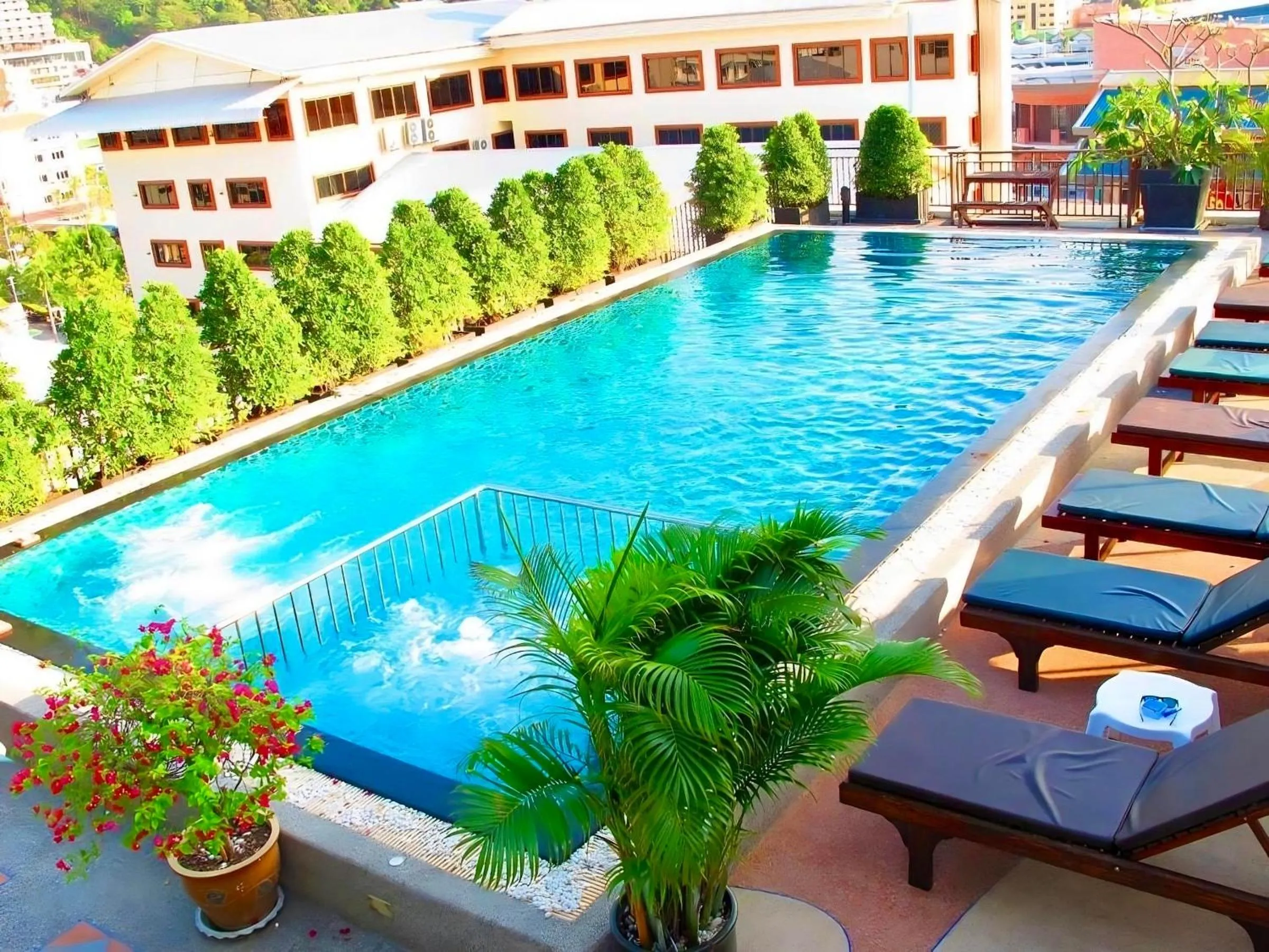 Swimming pool in 77 Patong Hotel & Spa
