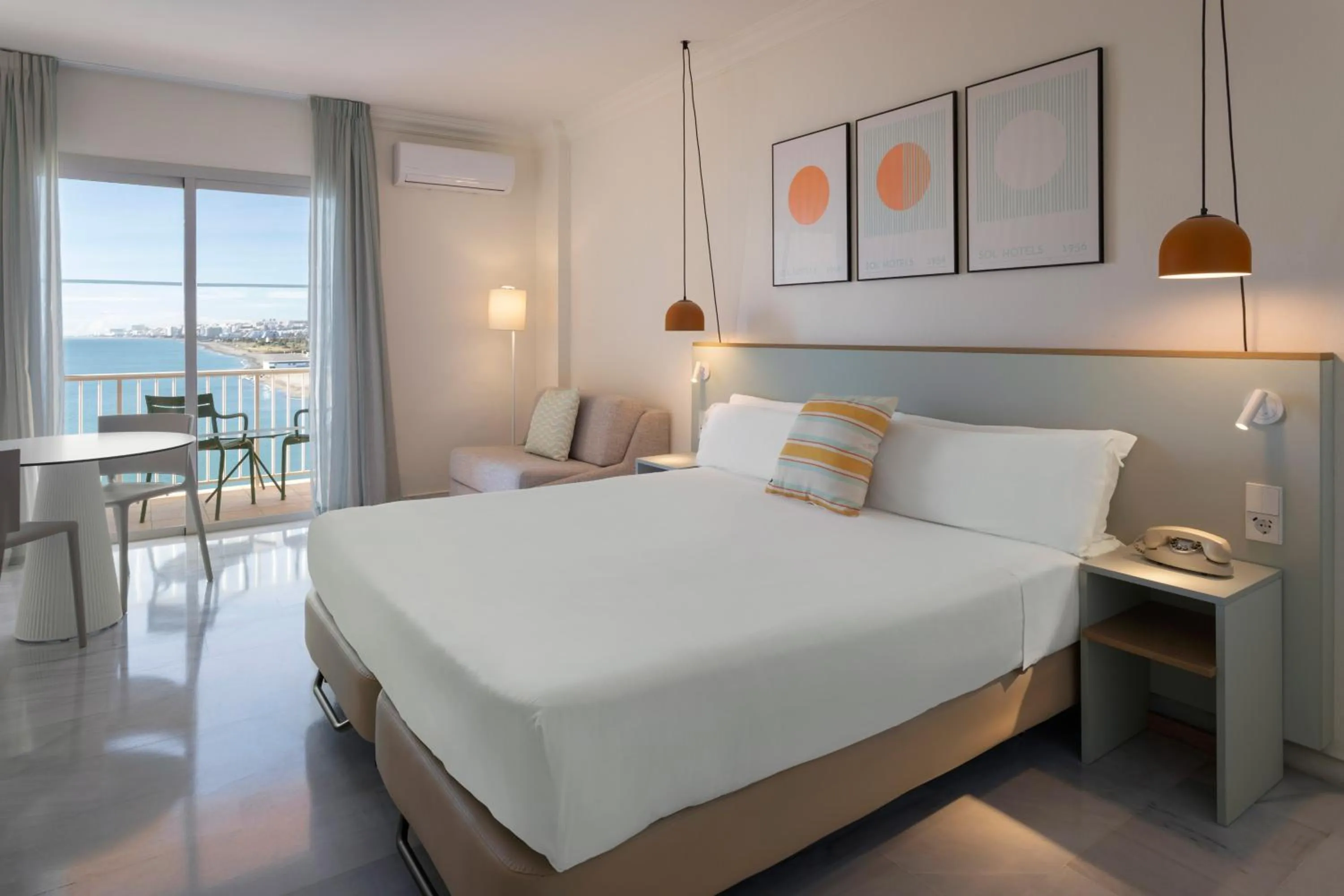 Bed in Sol Málaga Guadalmar