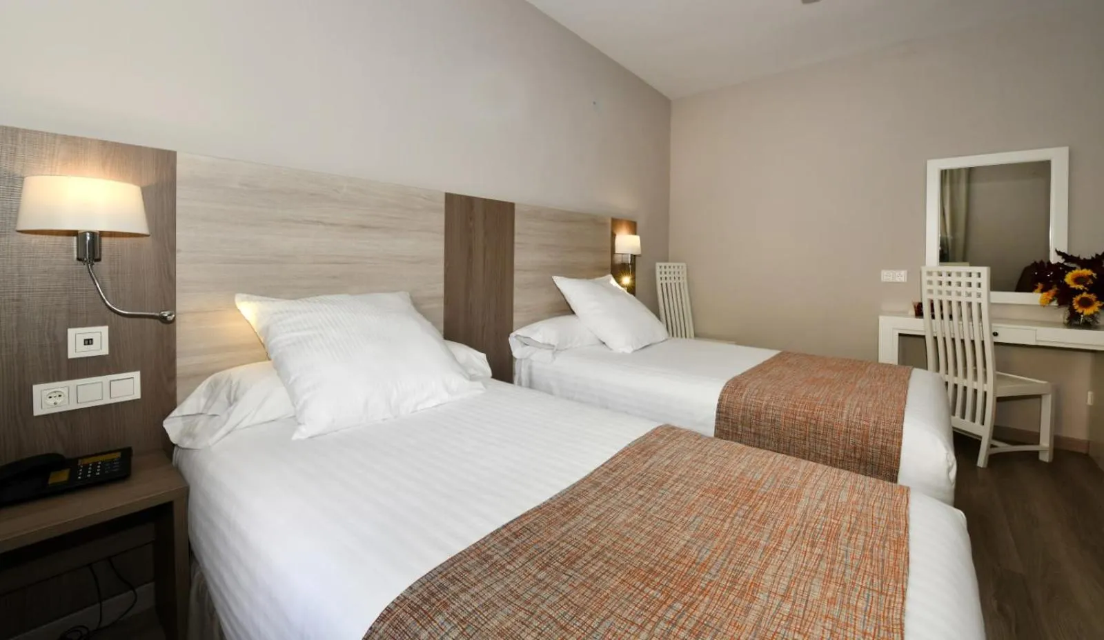 Bed in Hotel Salobreña Suites