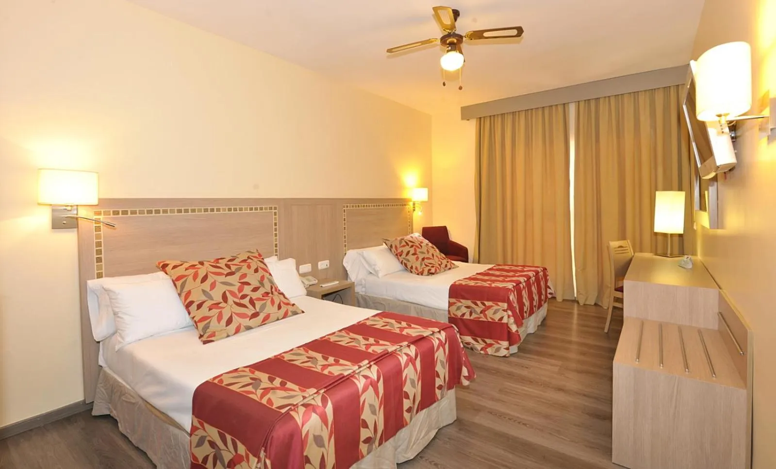 Bed in Hotel Salobreña Suites