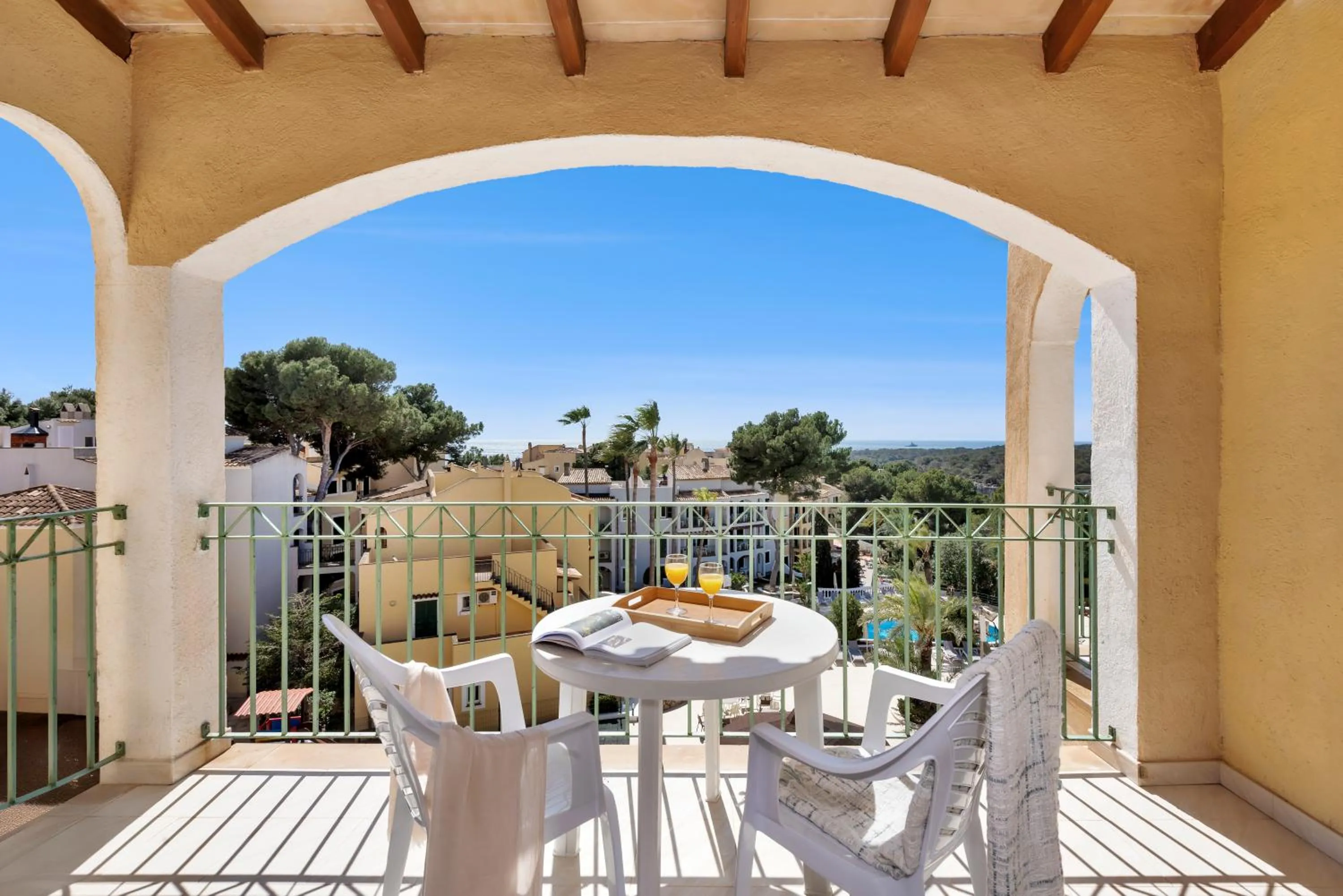 Balcony/Terrace in Aparthotel Ona Cala Pi Club